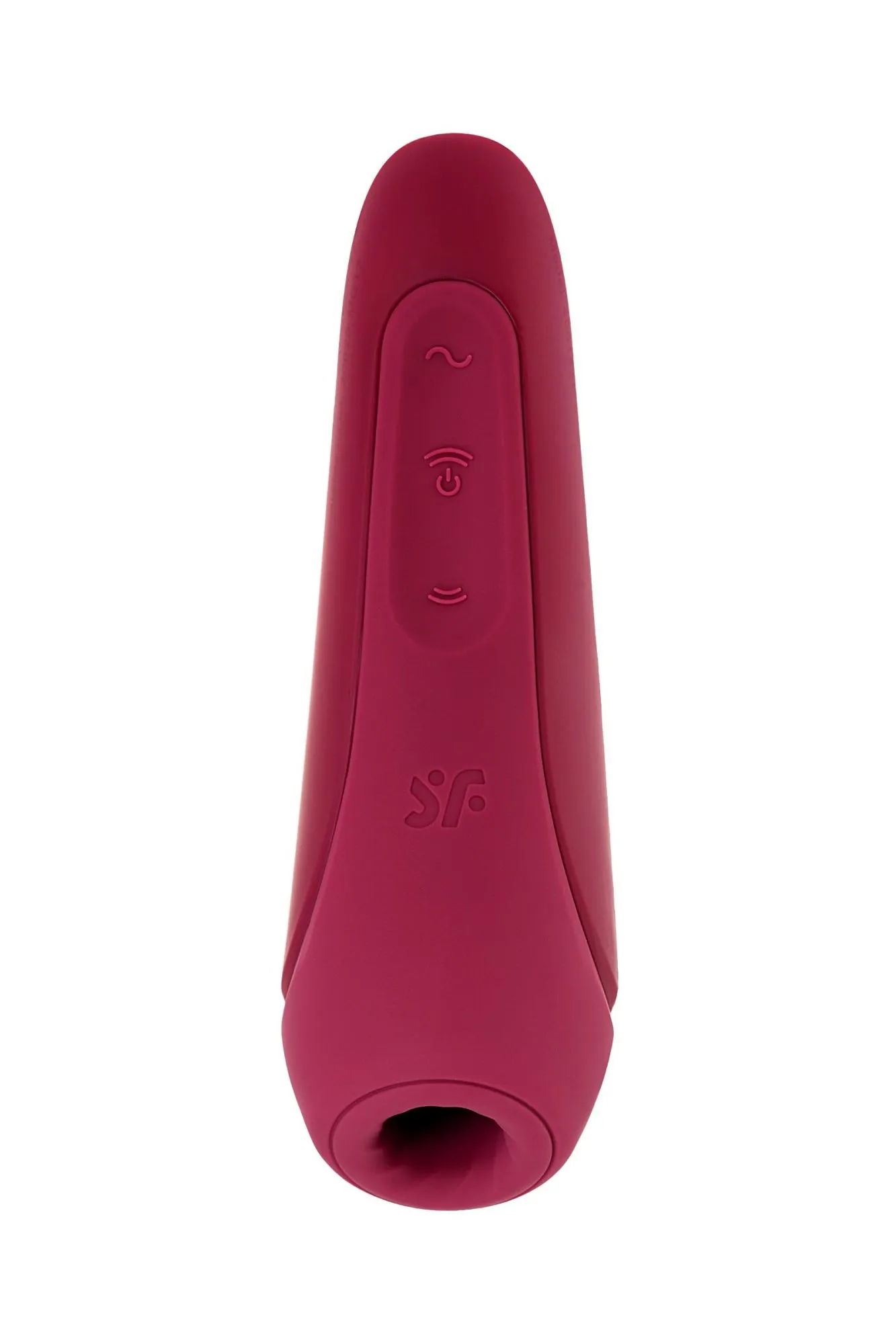 вакуум-волновой бесконтактный стимулятор клитора satisfyer curvy 1+, силикон, красный, 13,41 см. в Москве