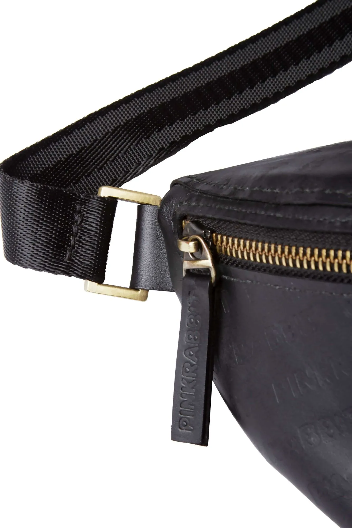 бананка черная с кольцом и принтом в Москве