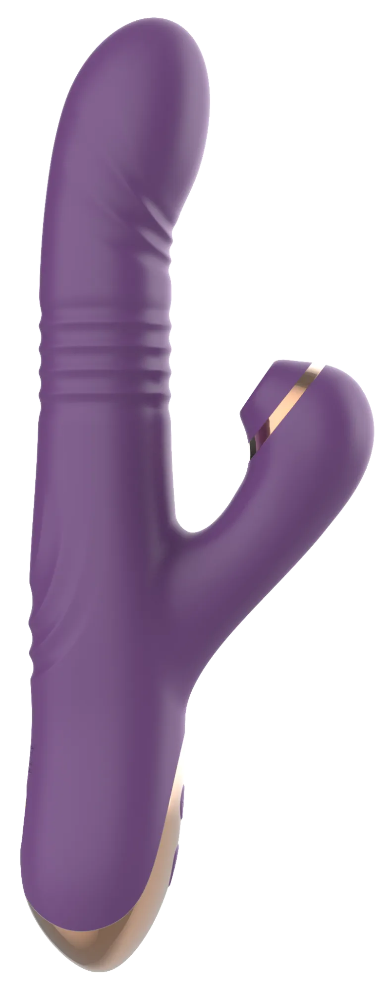 силиконовый вибратор с возвратно-поступательной стимуляцией sw24126-purple в Москве