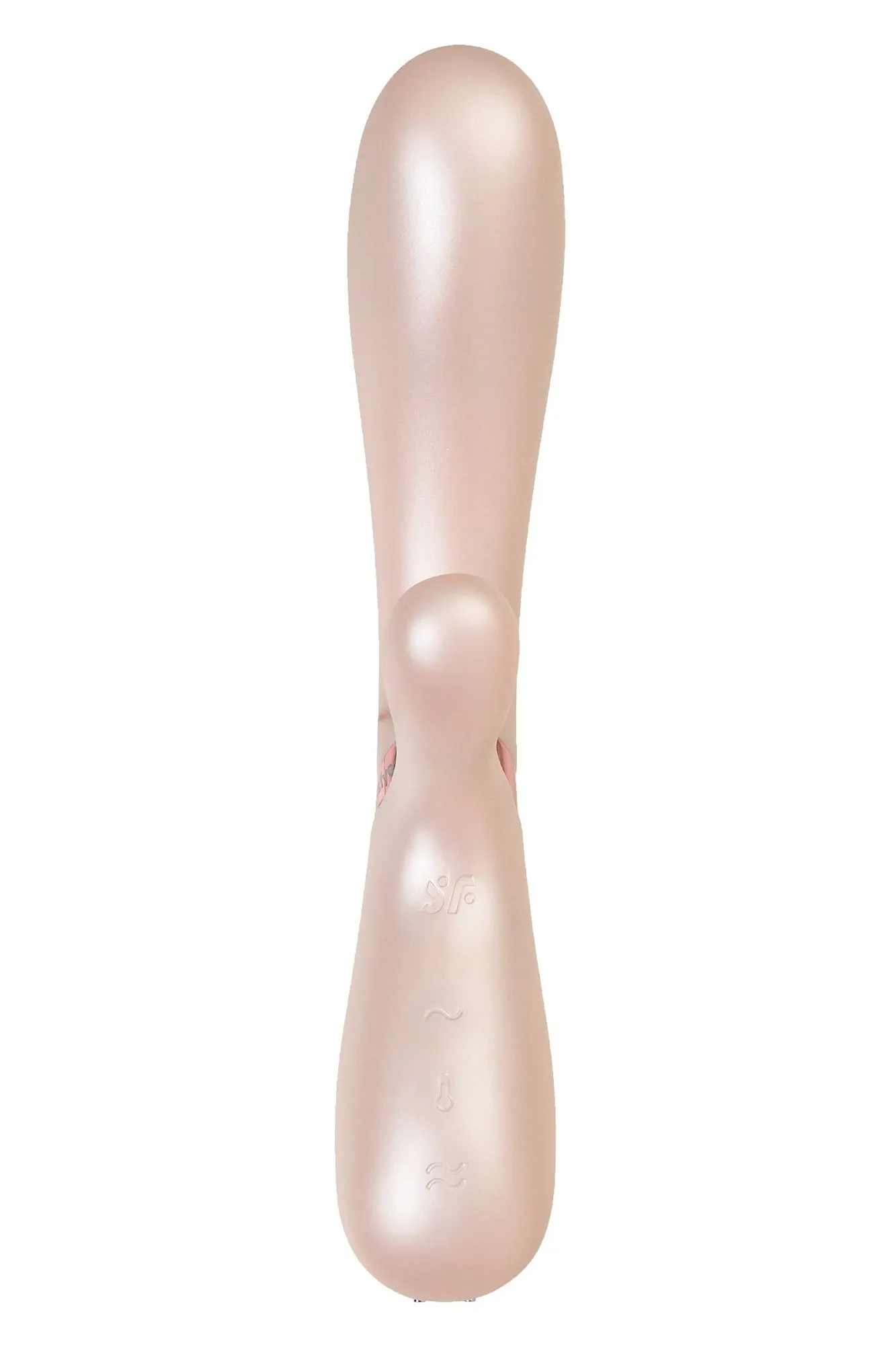 вибратор satisfyer hot lover с клиторальным стимулятором, серебряный в Москве