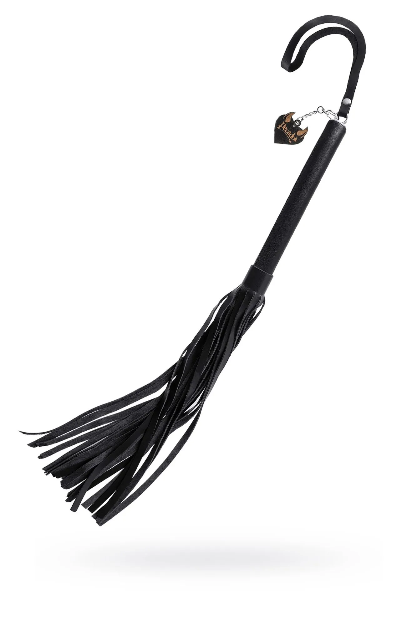 плеть pecado bdsm, чёрная рукоять, чёрные хлысты, натуральная кожа в Москве