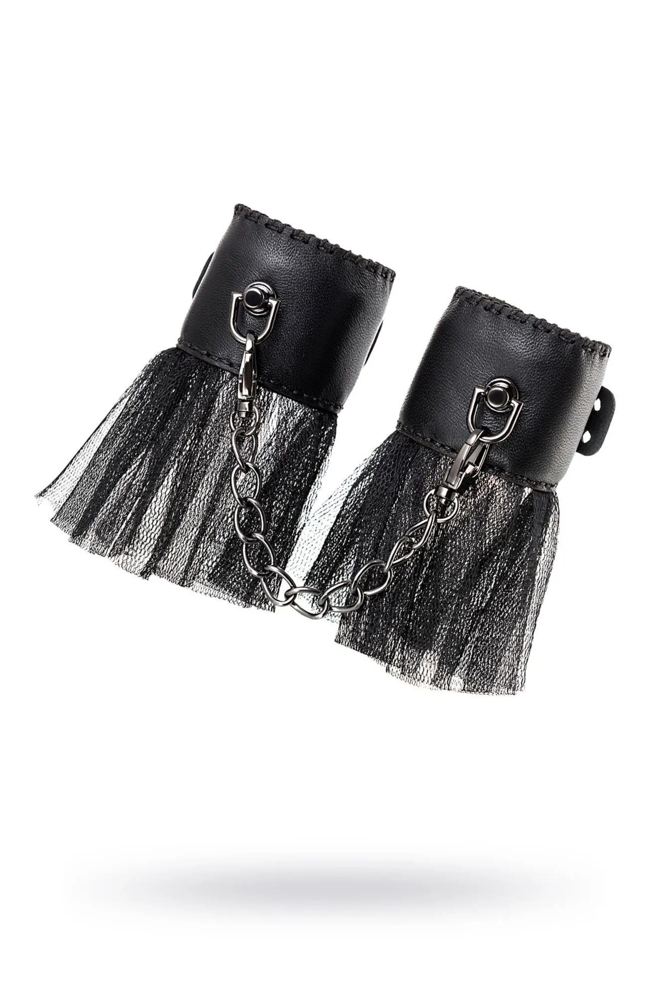 наручники штучки-дрючки с сеткой, черные в Москве