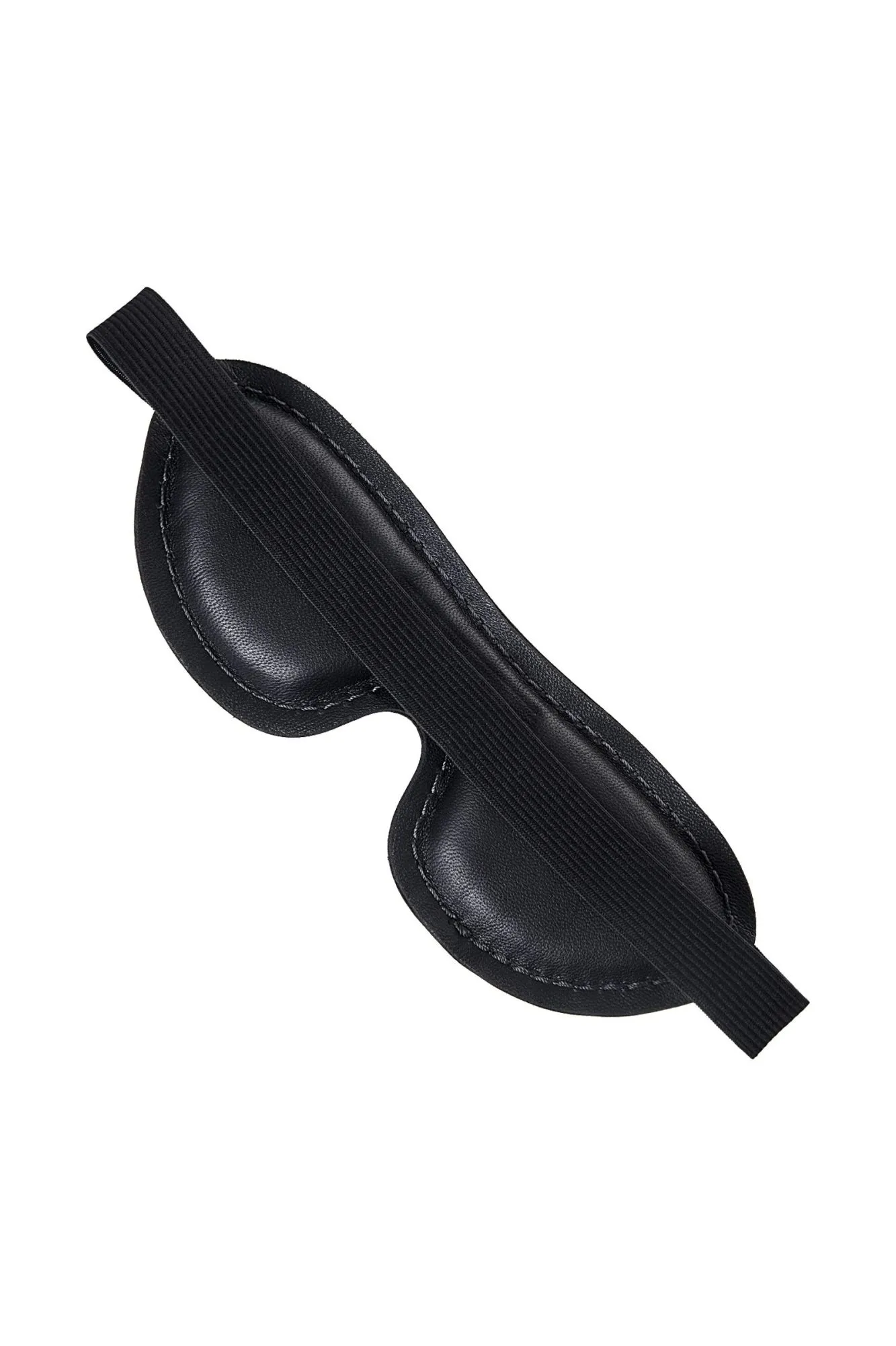 маска pecado bdsm, мягкая закрытая овальная, натуральная кожа, черная в Москве