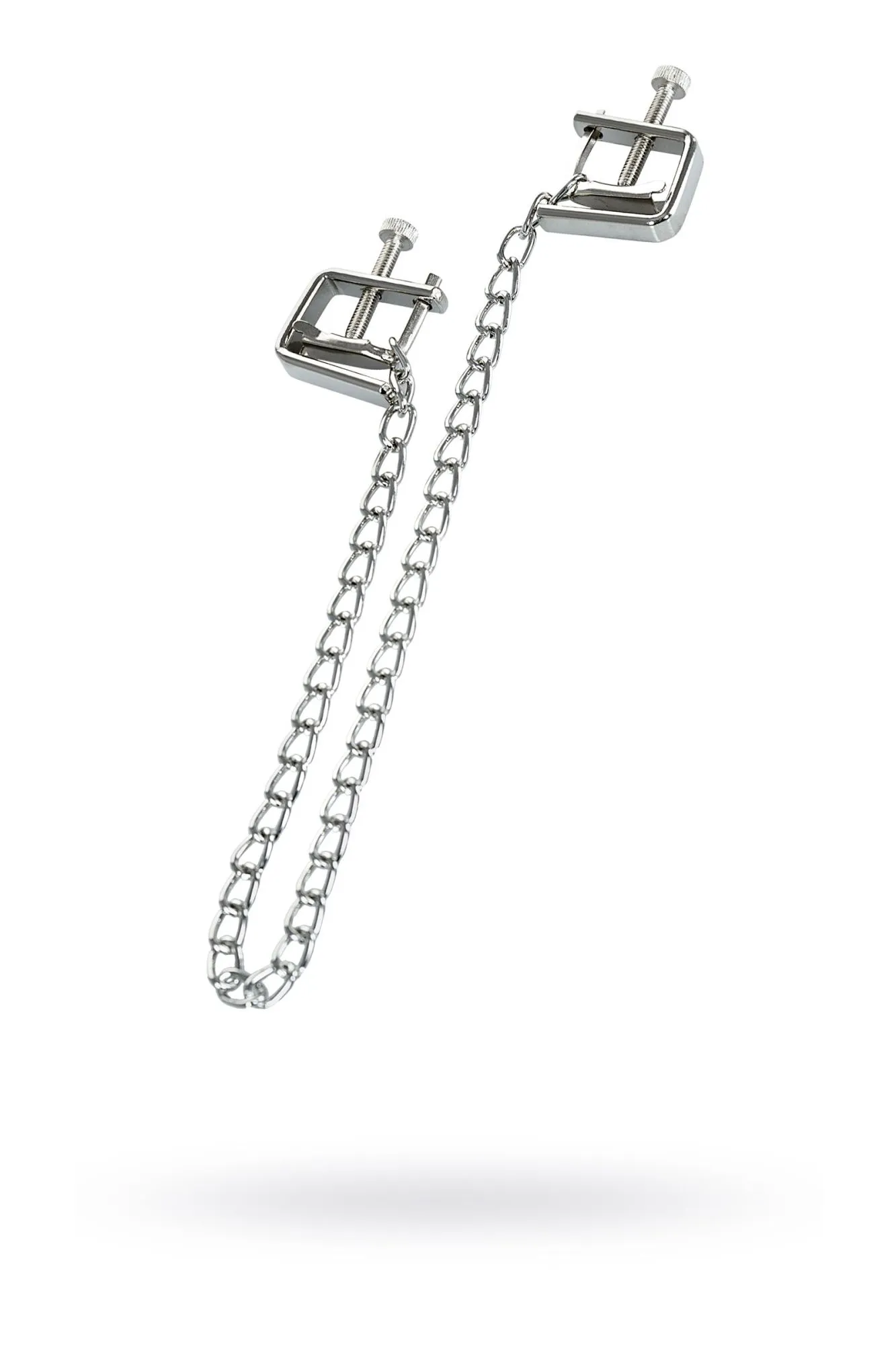 зажимы для сосков theatre by toyfa с цепочкой, металл, серебряные в Москве