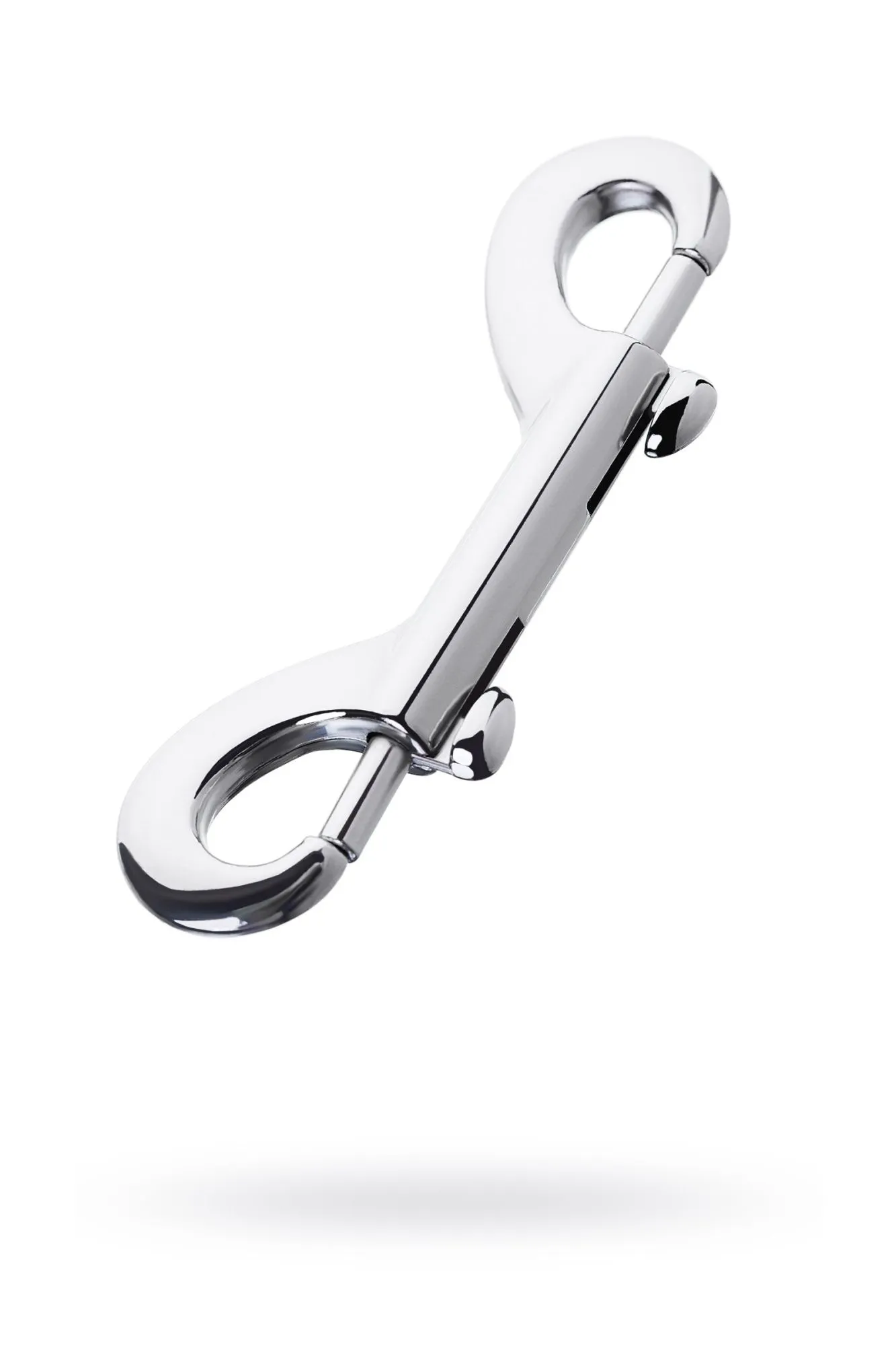 карабин двусторонний toyfa metal, металл, серебряный, 9 см в Москве