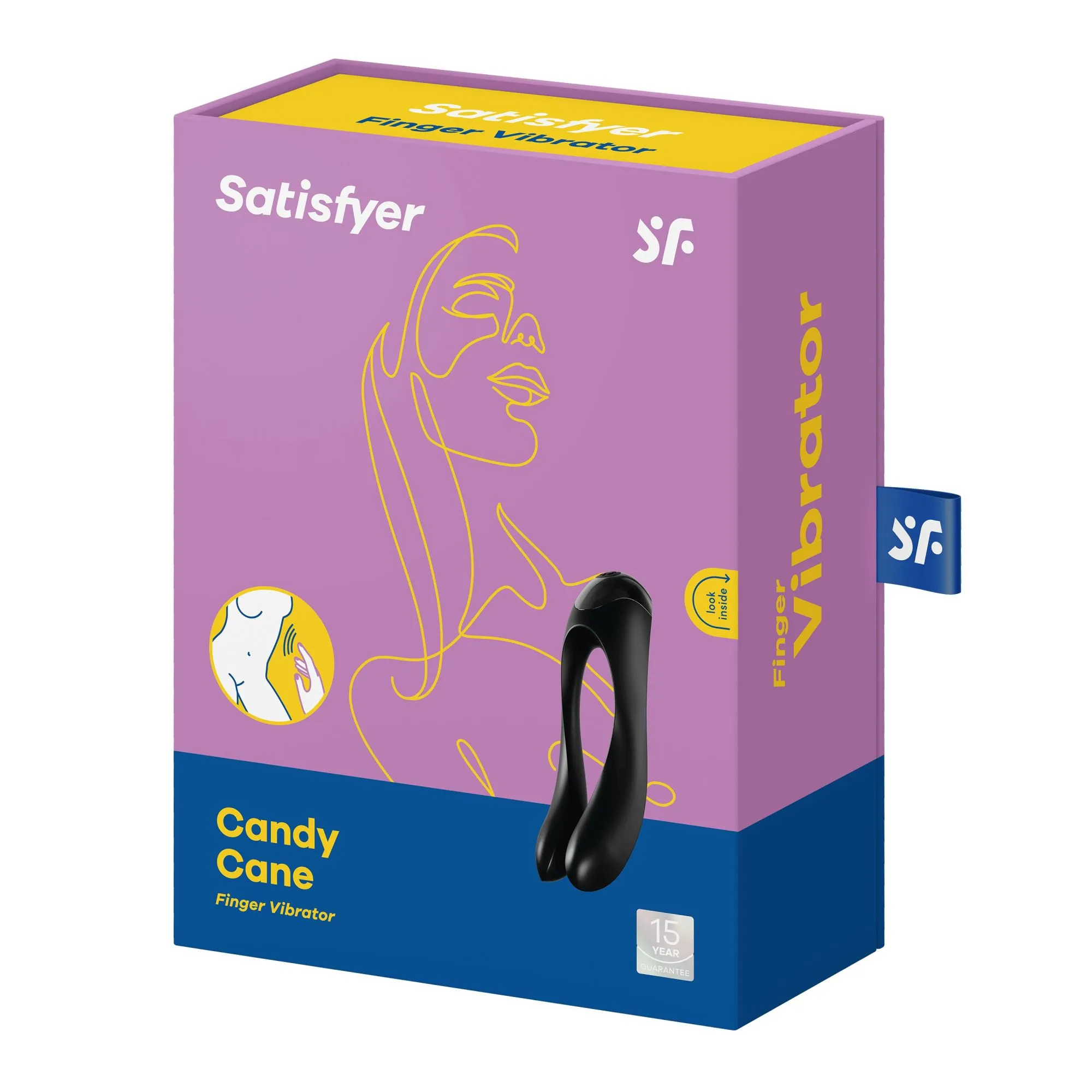 универсальный пальчиковый вибратор satisfyer candy cane black 004136sa в Москве