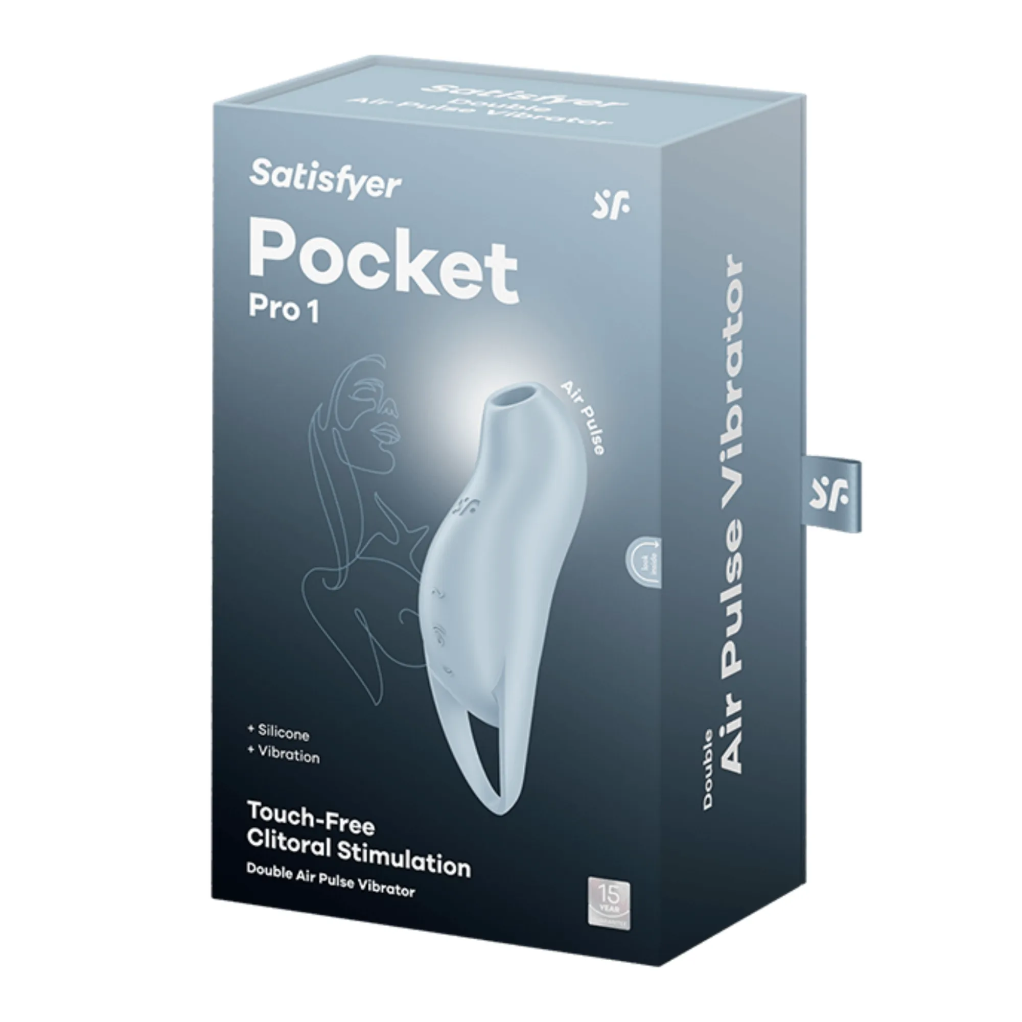 вакуумный массажер satisfyer pocket pro 1 light blue 045160sa в Москве