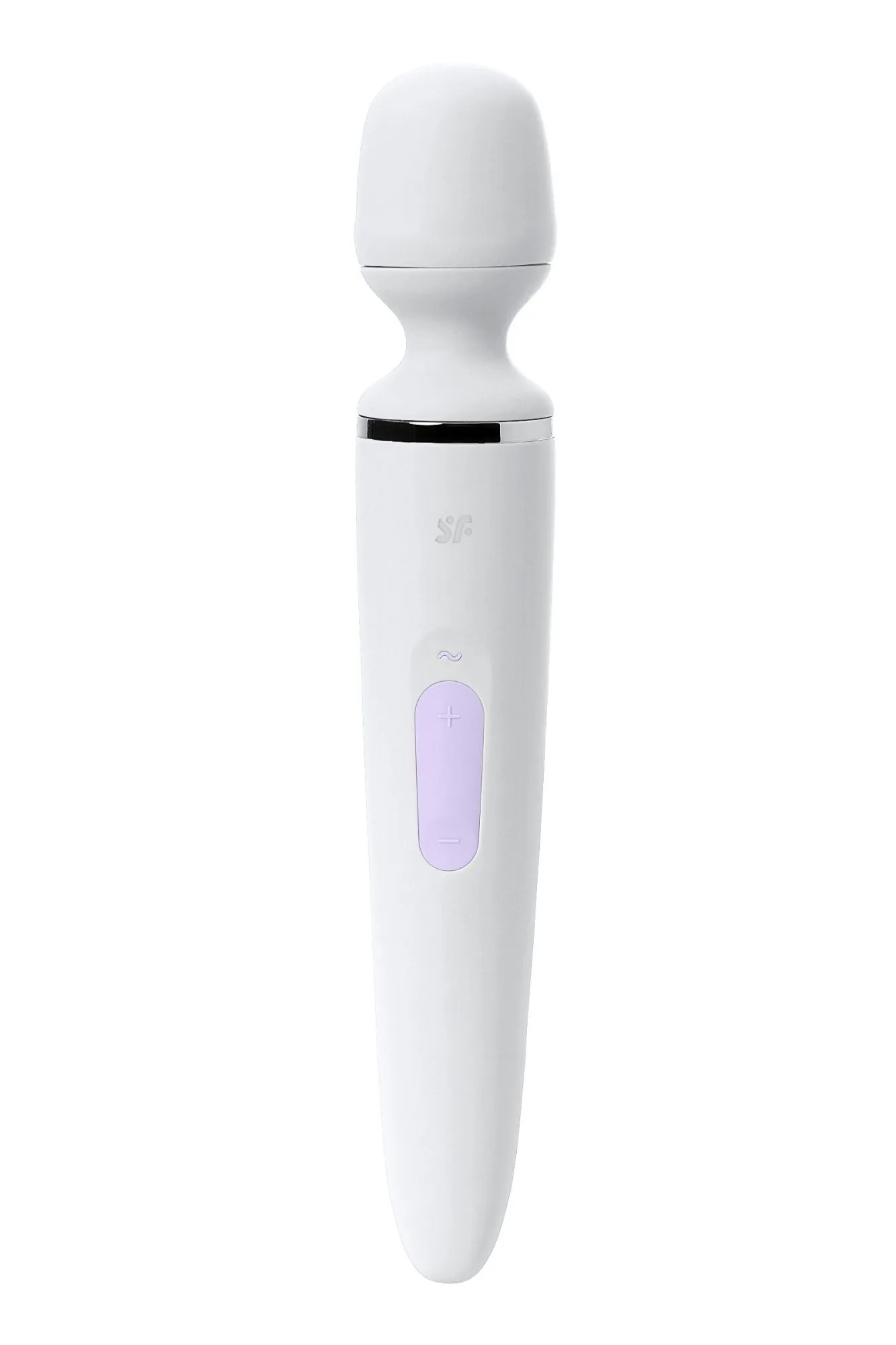 нереалистичный вибратор satisfyer woman wand, abs пластик, белый, 34 см. в Москве