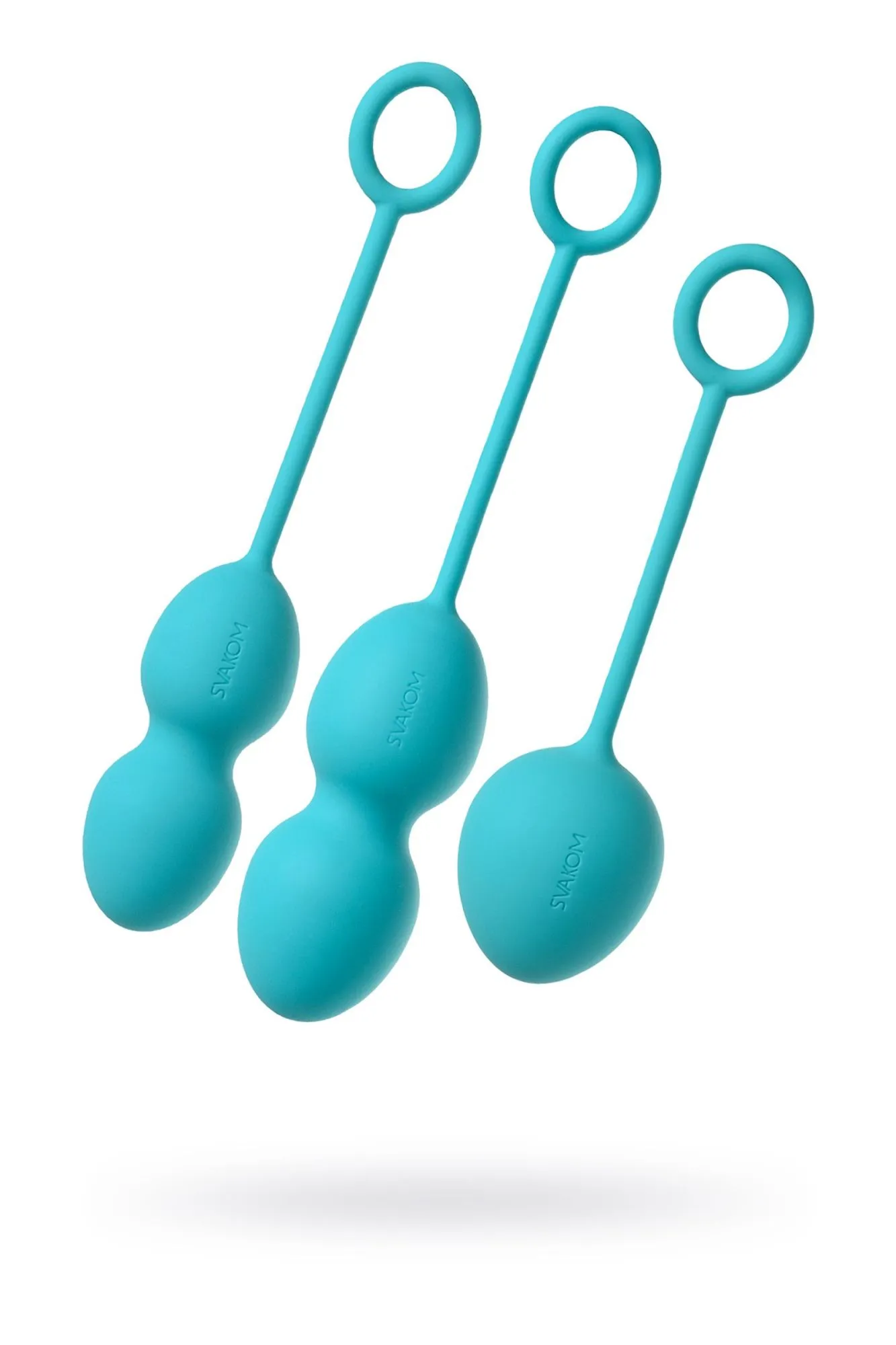 набор вагинальных шариков svakom nova, силикон, голубой, (49,75,95 гр) в Москве