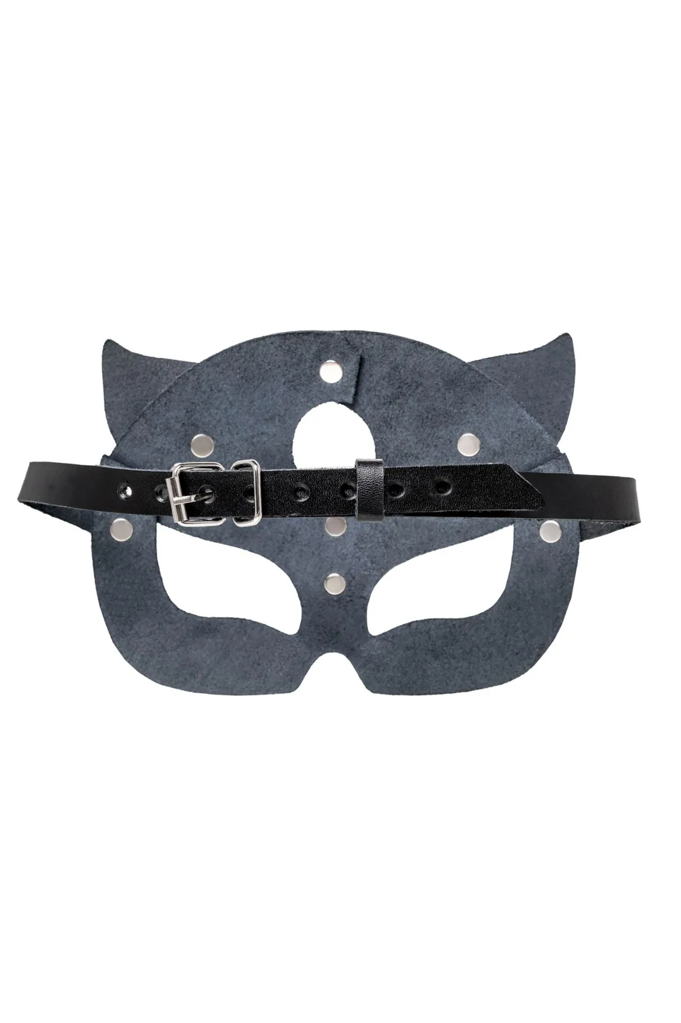 маска кошки pecado bdsm, рельефная, натуральная кожа, чёрная в Москве