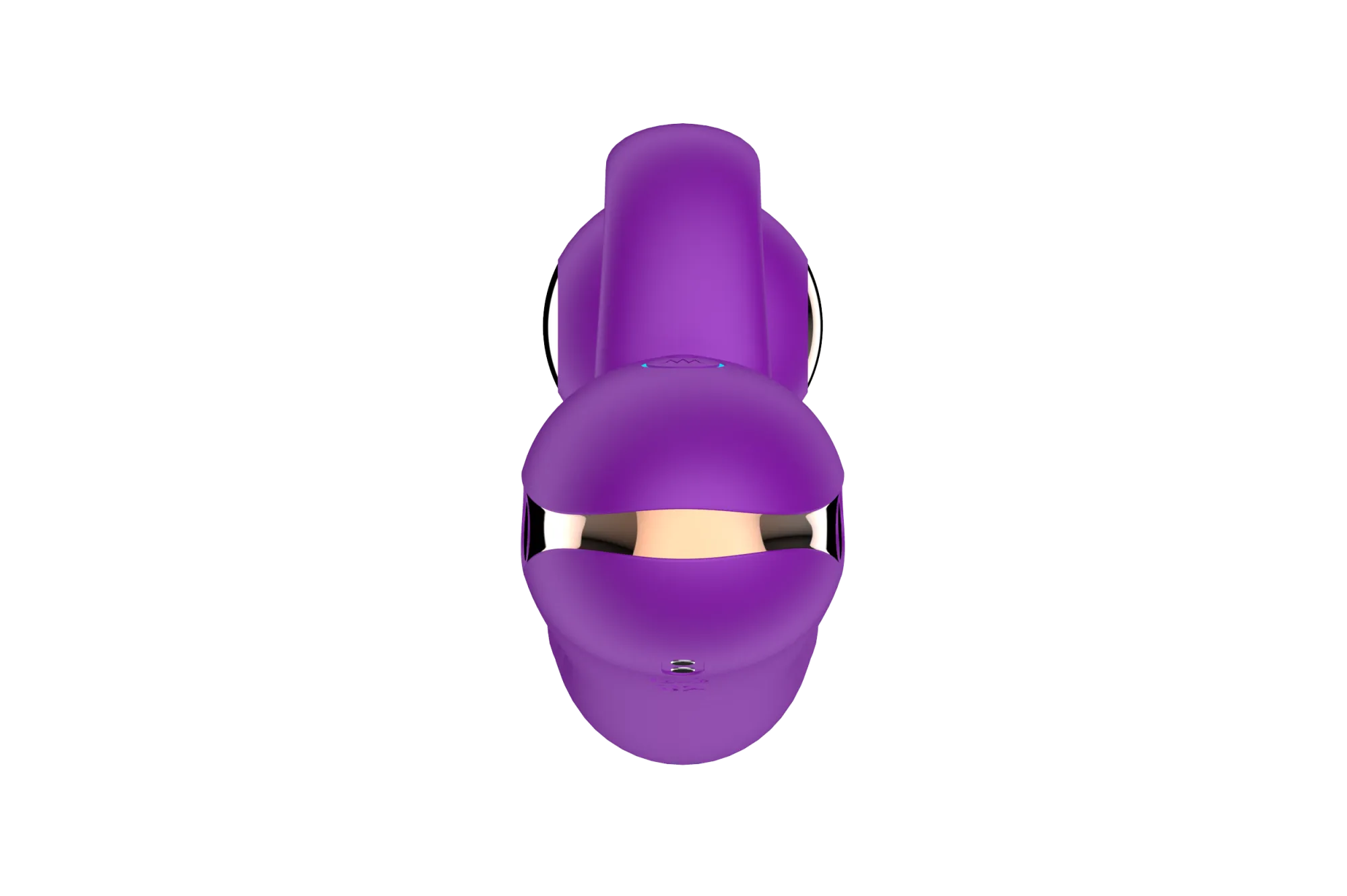 силиконовый вибратор-кролик с функцией вращения sw3052-purple в Москве