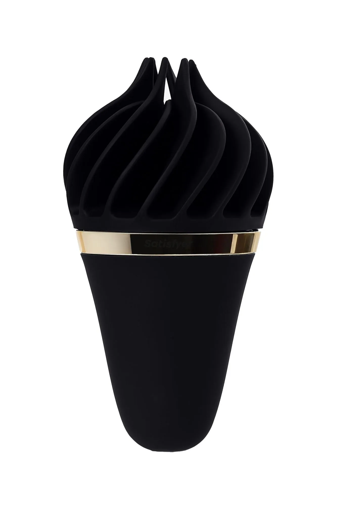 вибромассажер satisfyer layons sweet treat, силикон, черный, 10,4 см. в Москве