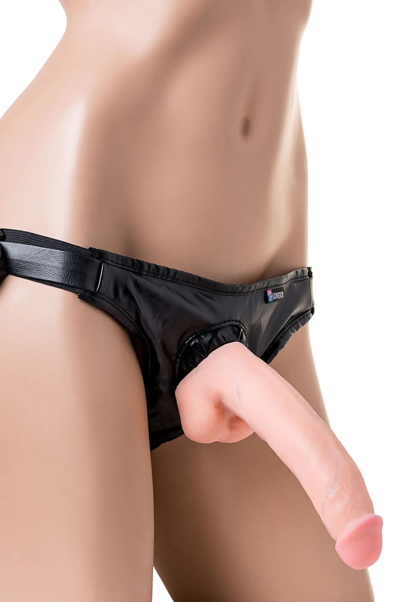 страпон на креплении lovetoy woman - cuba с 2 насадками, neoskin, телесный в Москве