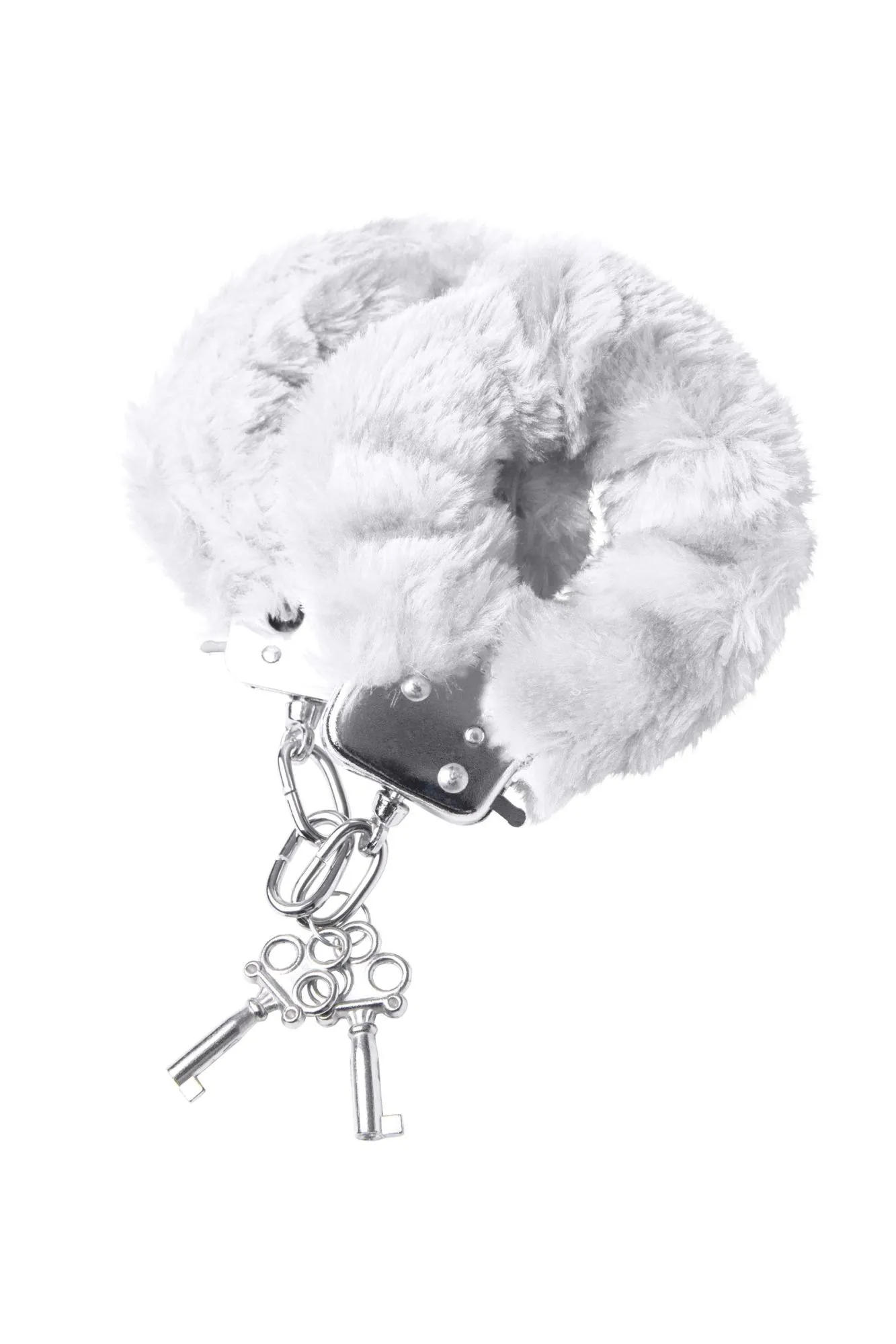 наручники toyfa theatre, меховые, белые, 28 см в Москве