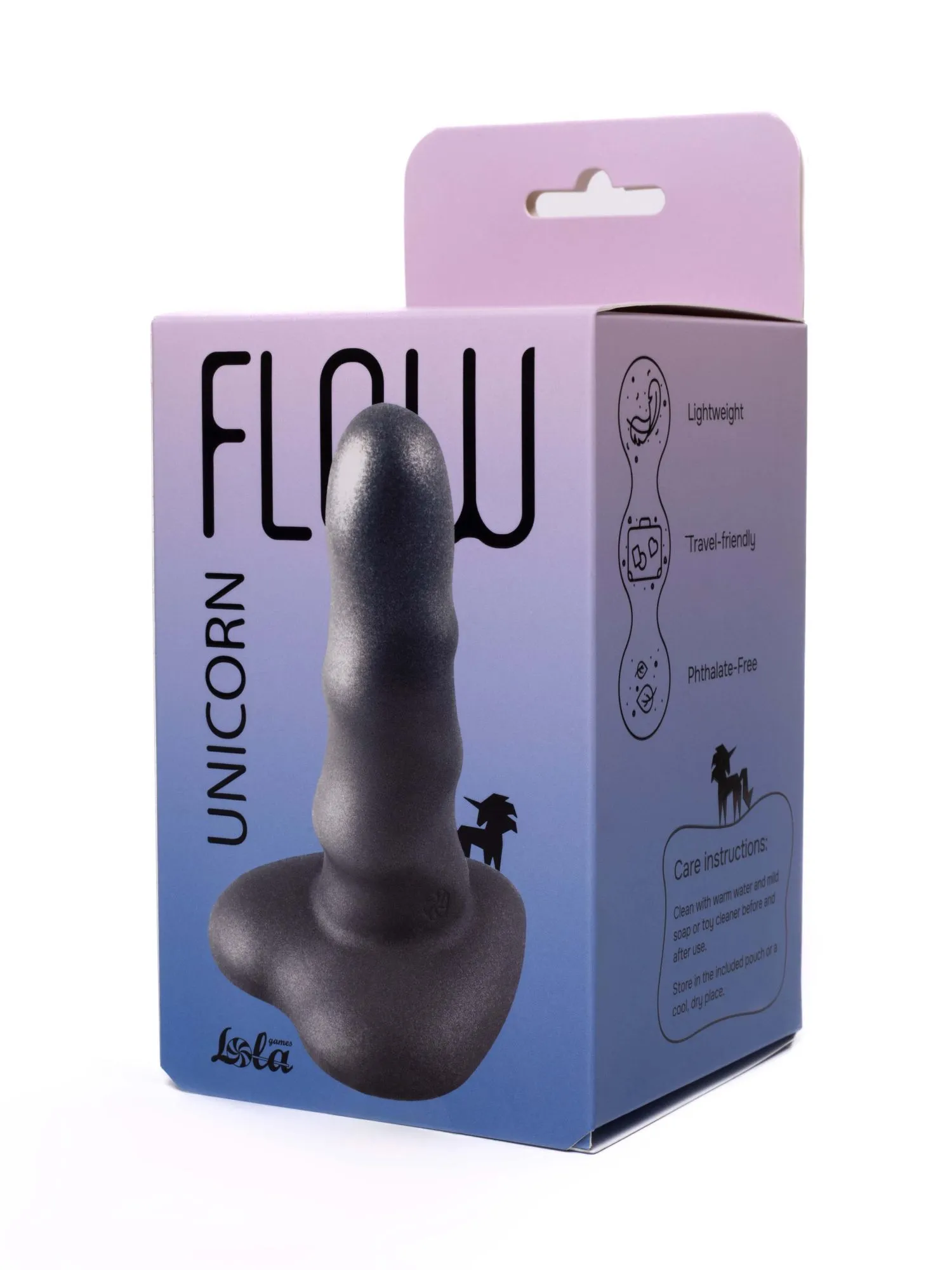 нереалистичный дилдо unicorn mini black 2047-03lola в Москве