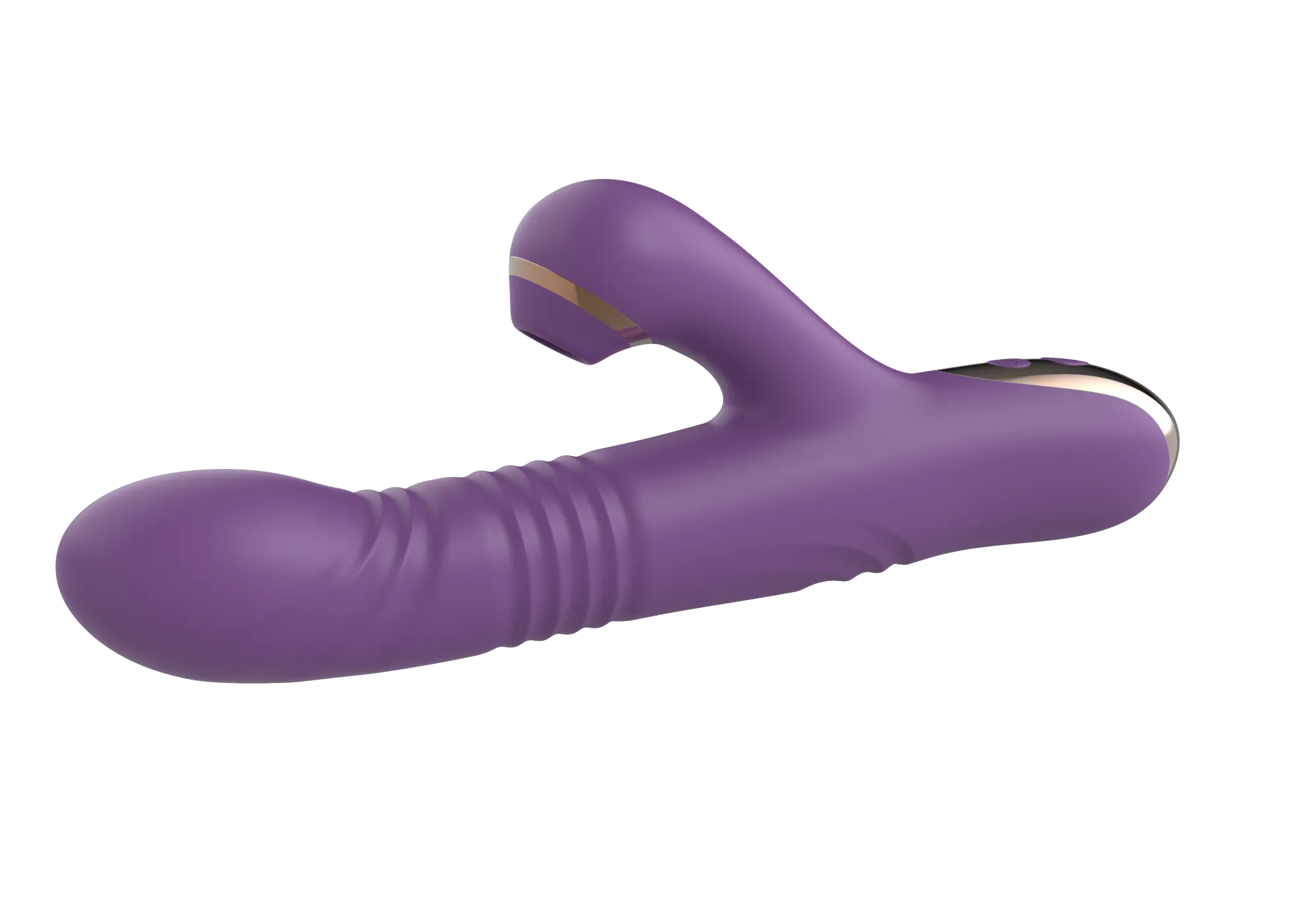 силиконовый вибратор с возвратно-поступательной стимуляцией sw24126-purple в Москве
