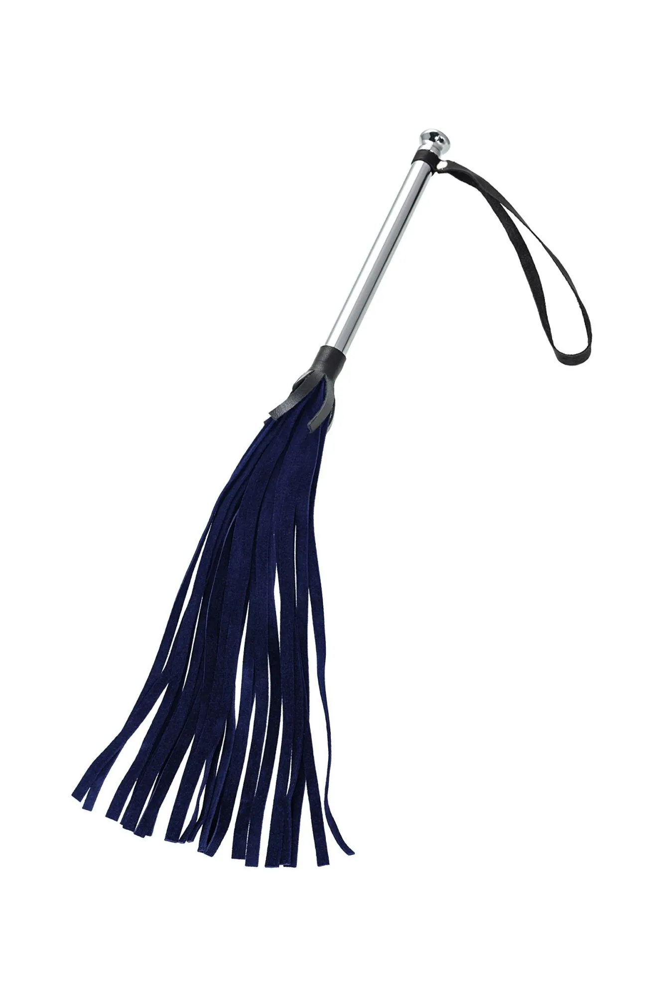 плеть pecado bdsm, «индиго», натуральный велюр, синяя в Москве