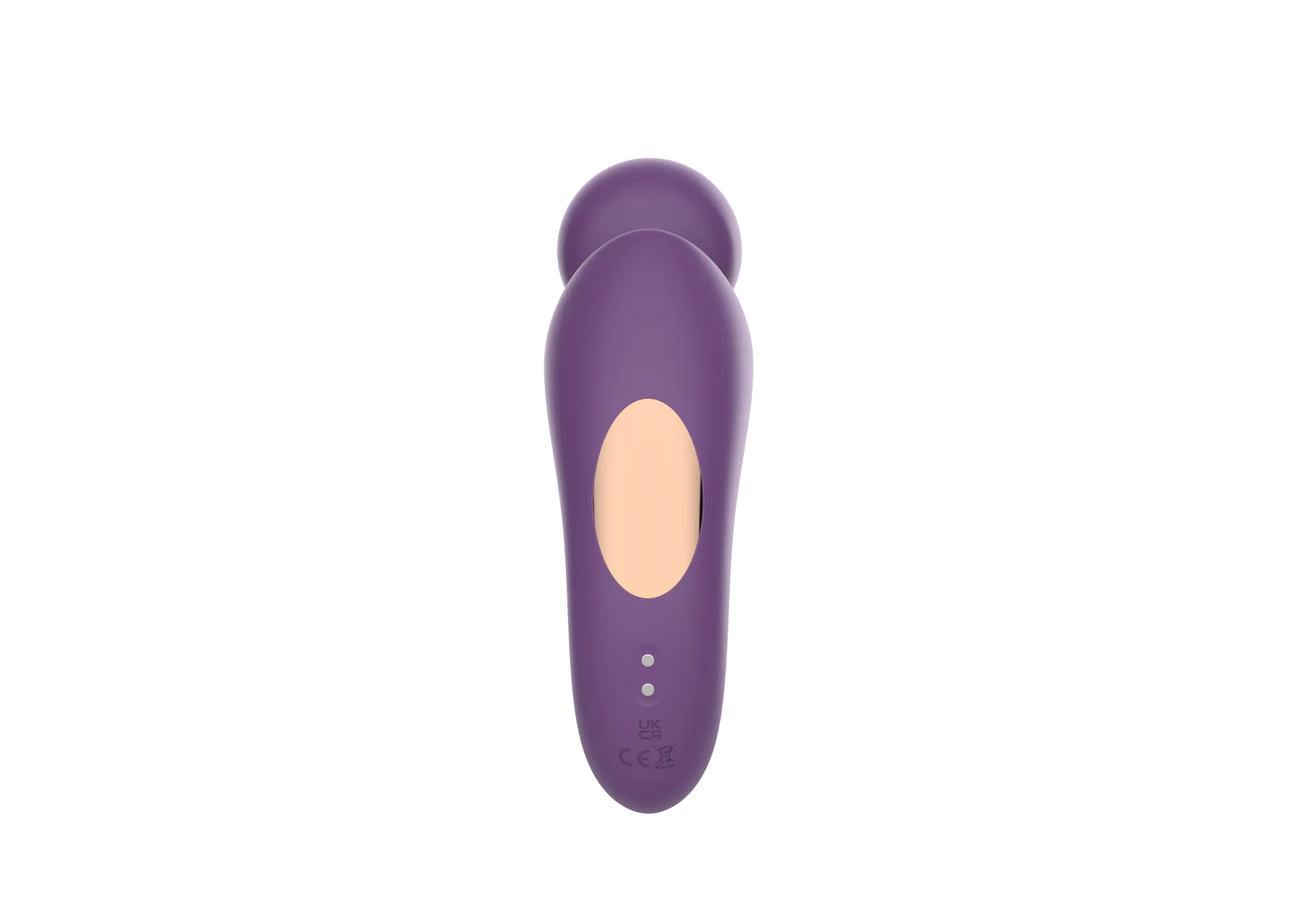 вибратор- вонд с изогнутым корпусом secwell sw24125-purple в Москве