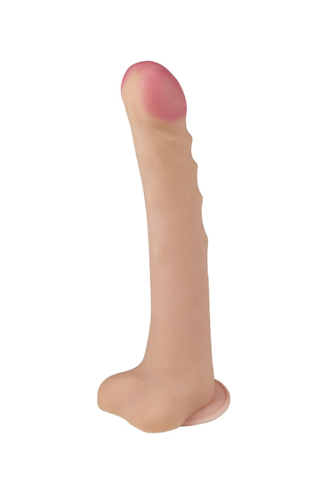 фаллоимитатор неоскин - супергигант с присоской lovetoy, tpr, телесный, 39 см в Москве