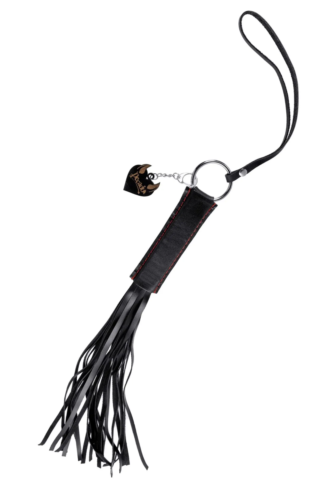 плеть pecado bdsm, «классическая», натуральная кожа, чёрная в Москве