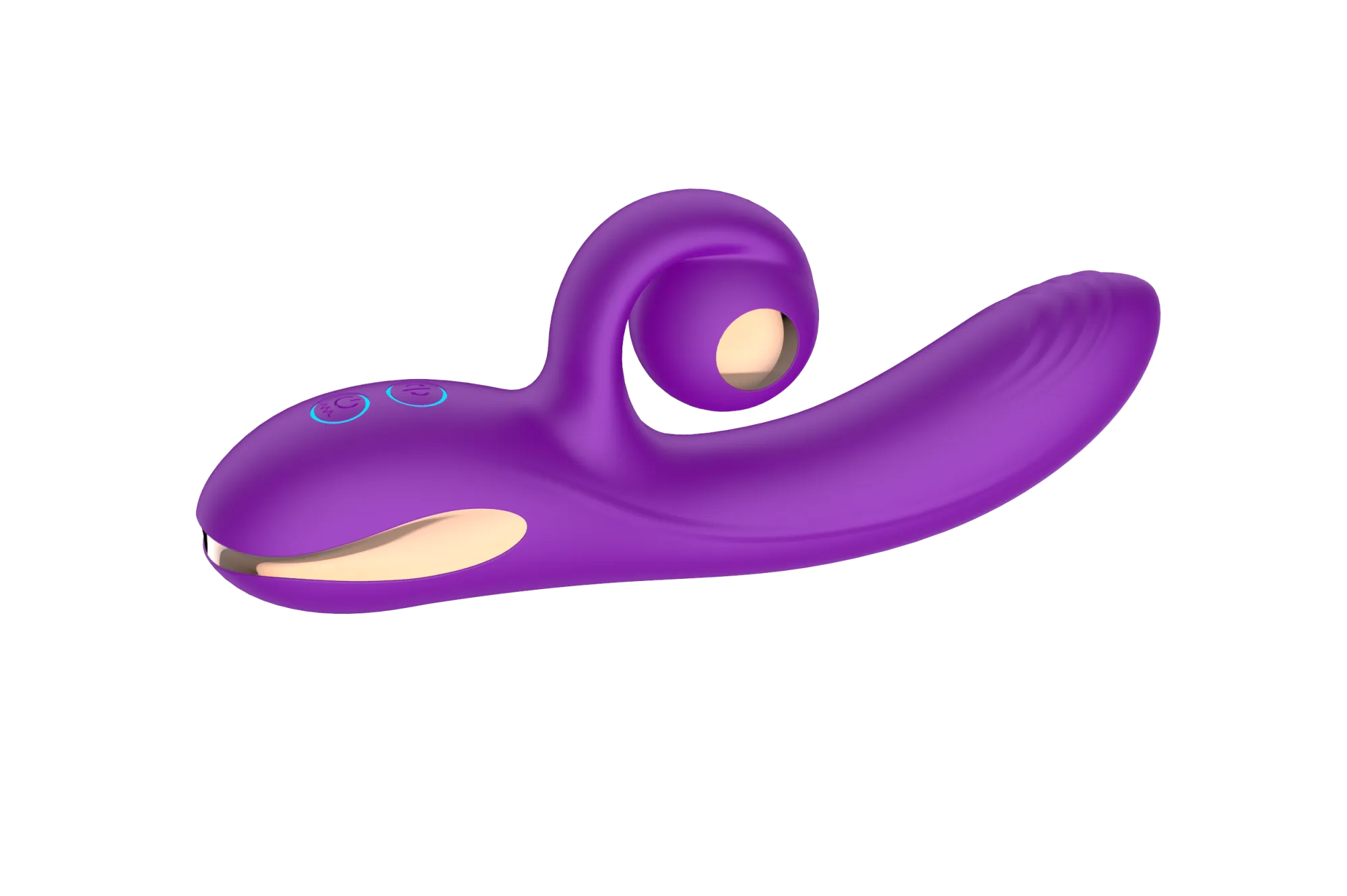 силиконовый вибратор-кролик с функцией вращения sw3052-purple в Москве