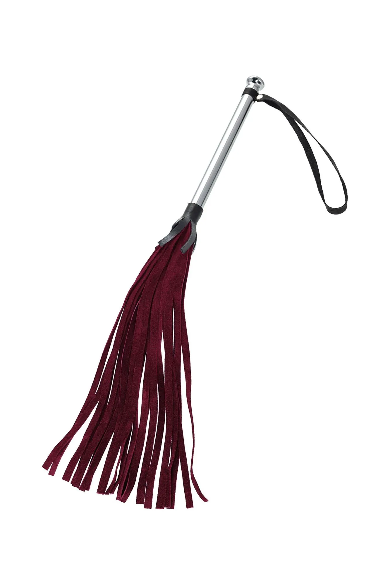 плеть pecado bdsm, «бургундия», натуральный велюр, красная в Москве