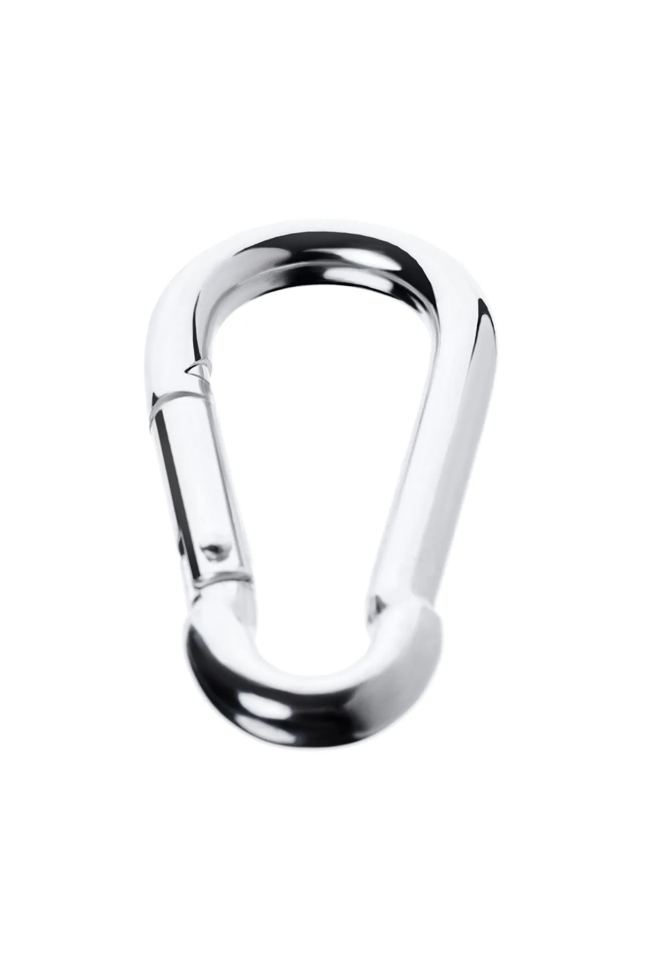 карабин toyfa metal, металл, серебряный, 5 см в Москве