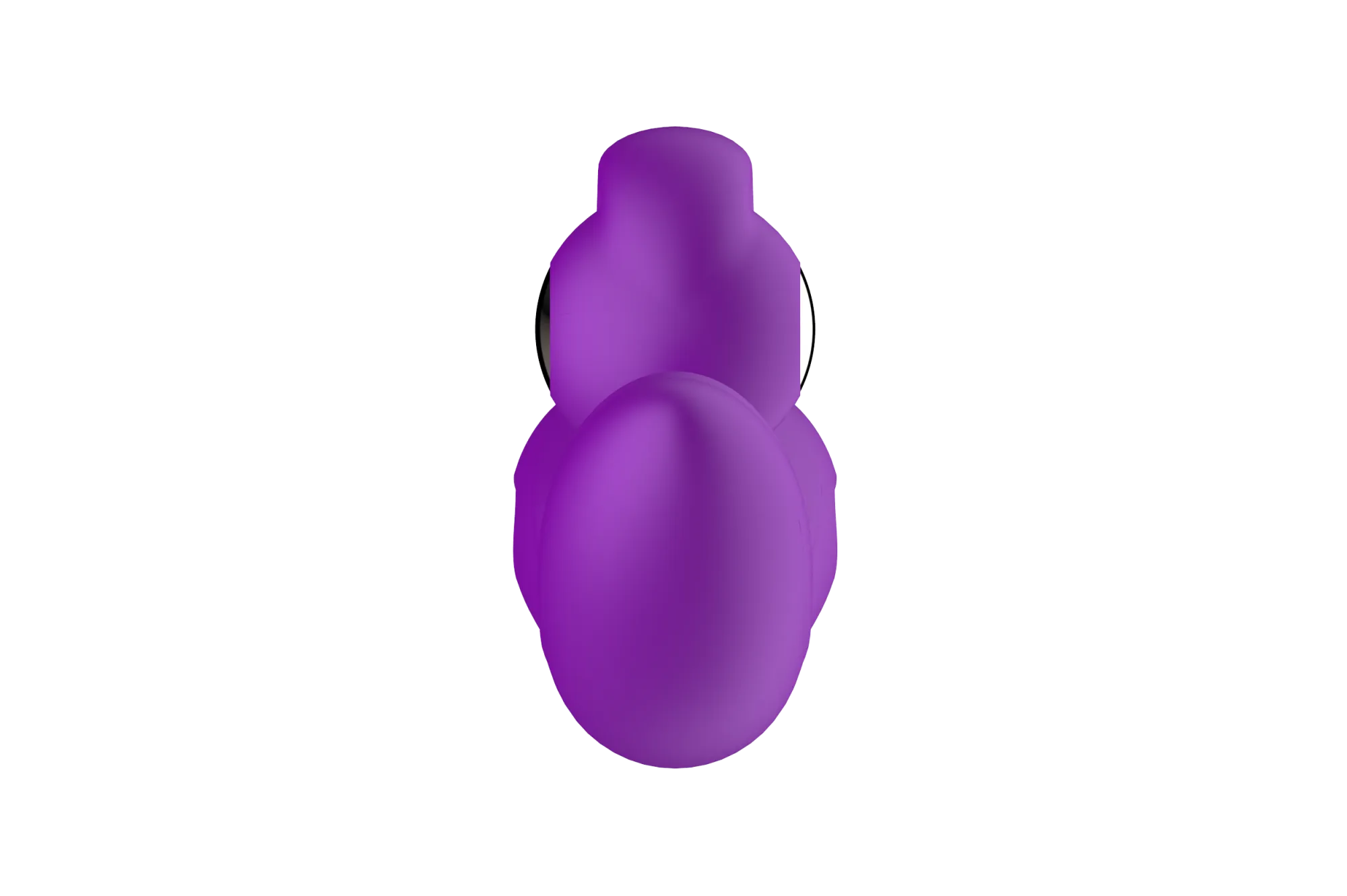 силиконовый вибратор-кролик с функцией вращения sw3052-purple в Москве