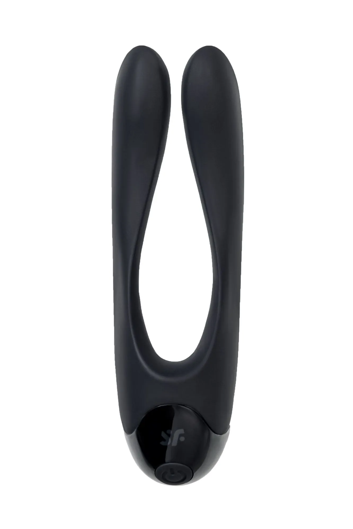 многофункциональный стимулятор для пар satisfyer partner candy cane, силикон, чёрный в Москве