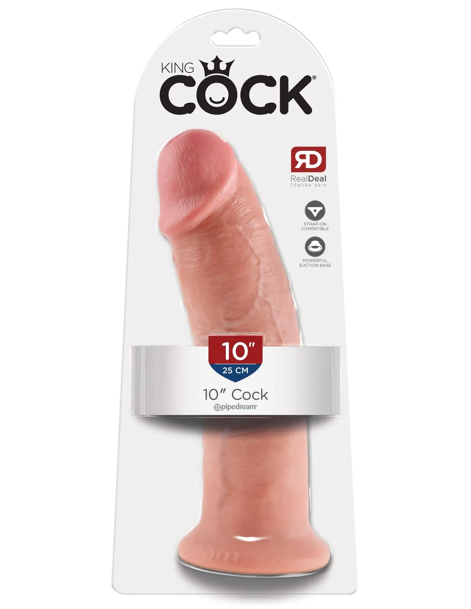 фаллоимитатор king cock 25 см cock pipedream 550521pd в Москве