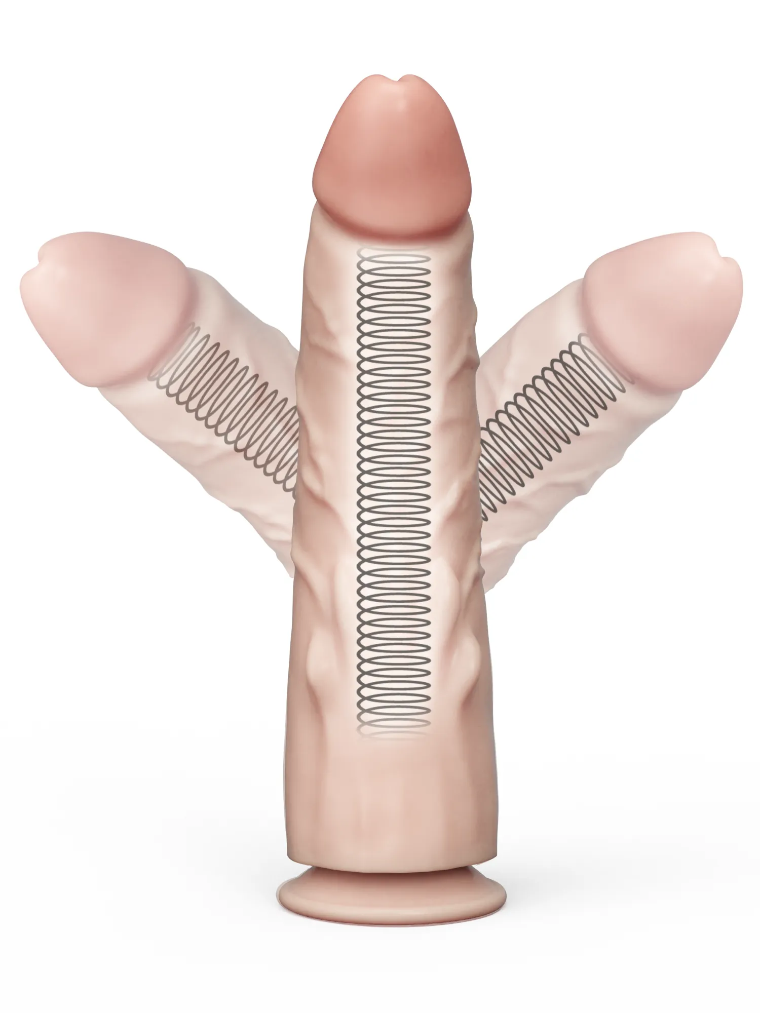 гибкий фаллоимитатор lovetoy с подвижной кожей в ламинате 883200ru в Москве