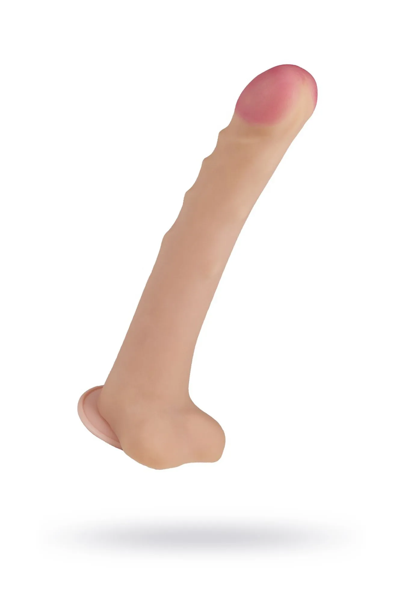 фаллоимитатор неоскин - супергигант с присоской lovetoy, tpr, телесный, 39 см в Москве