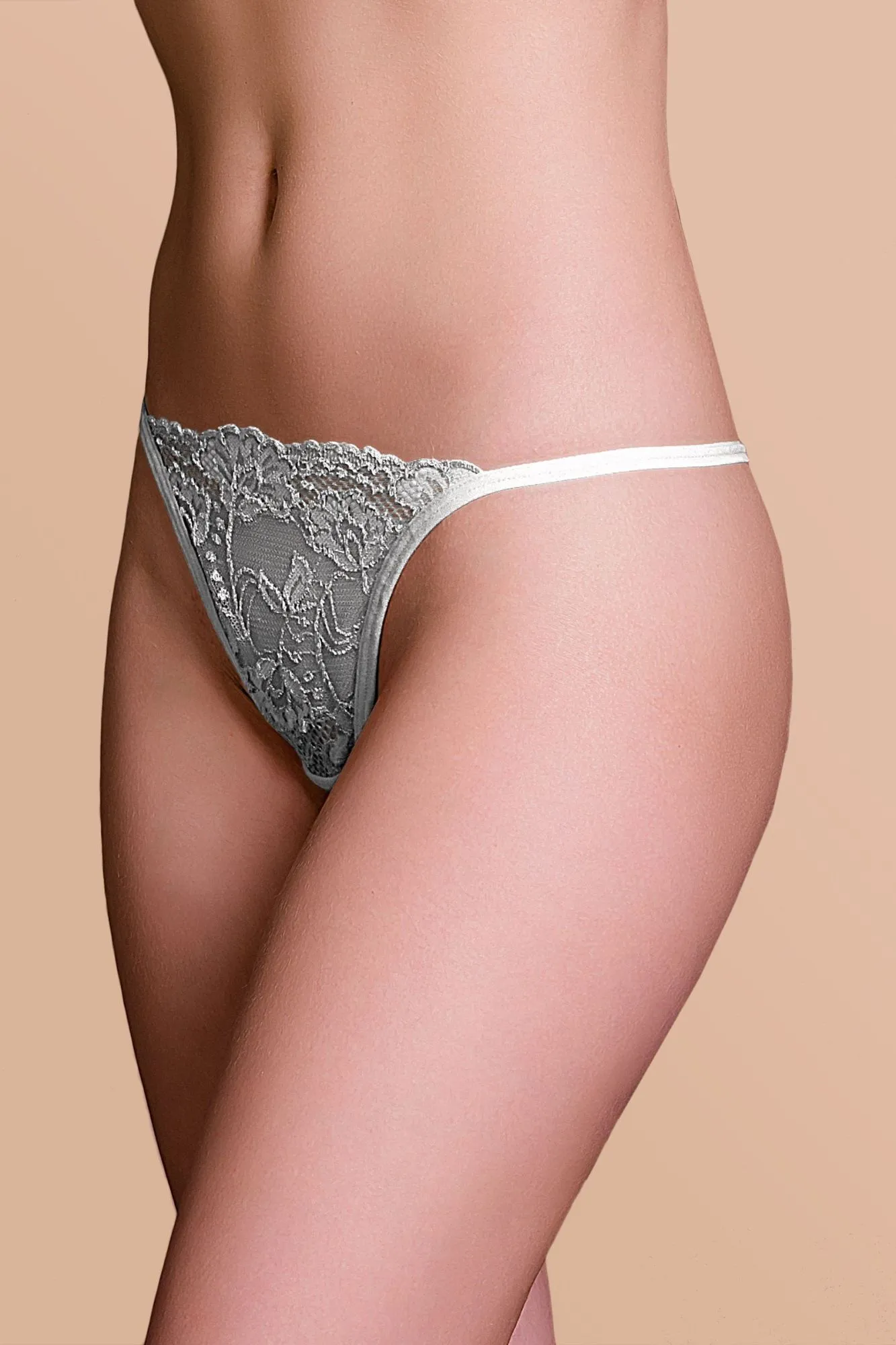 Эротическое трусики со стразами joli gina, белый, os в Москве