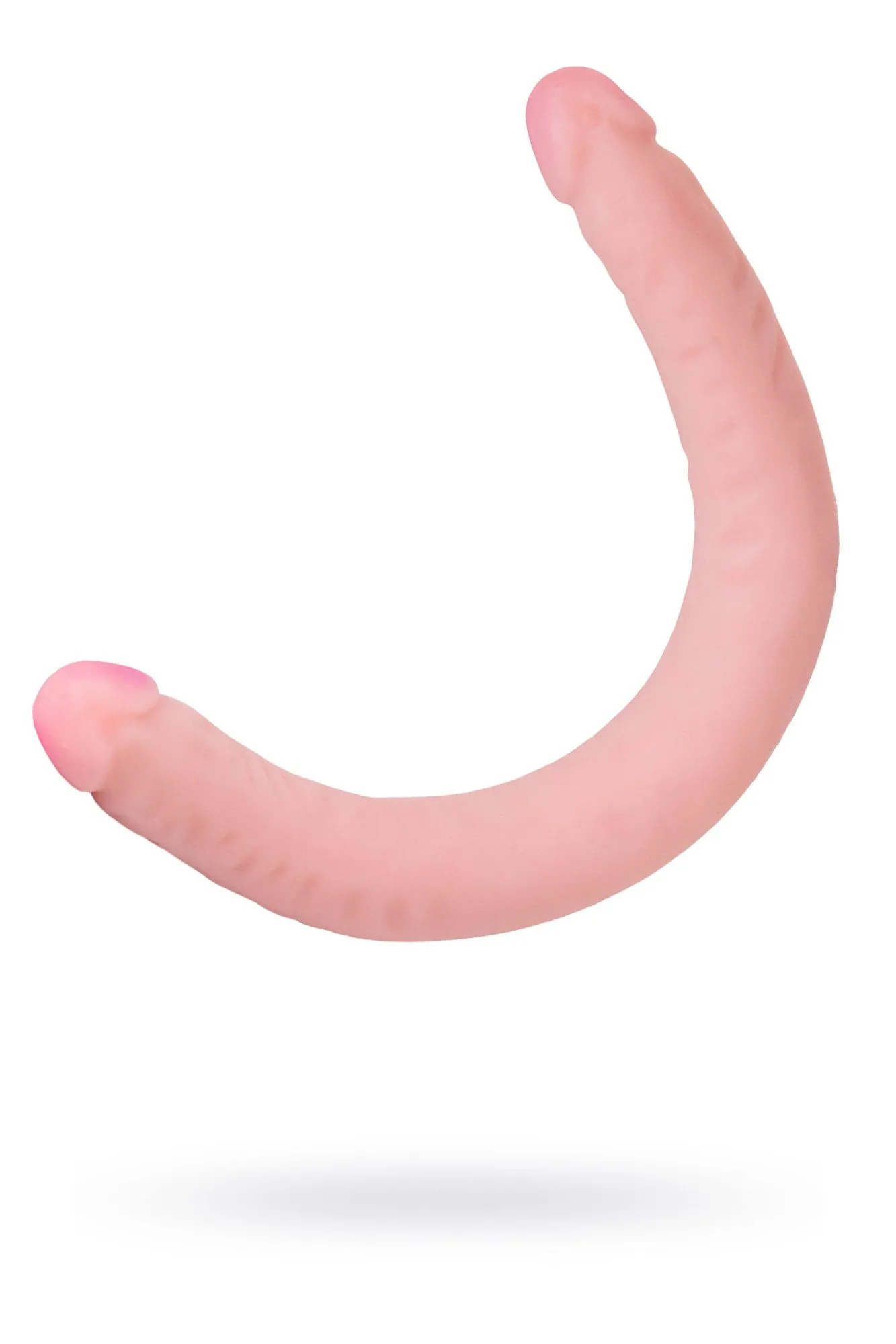 двусторонний фаллоимитатор lovetoy lesbi touch, телесный, 43 см в Москве