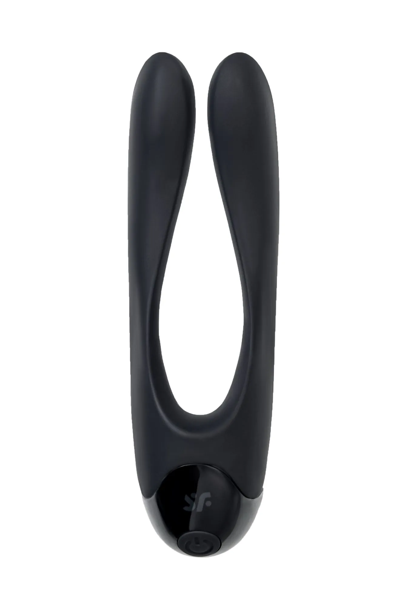 многофункциональный стимулятор для пар satisfyer partner candy cane, силикон, чёрный в Москве