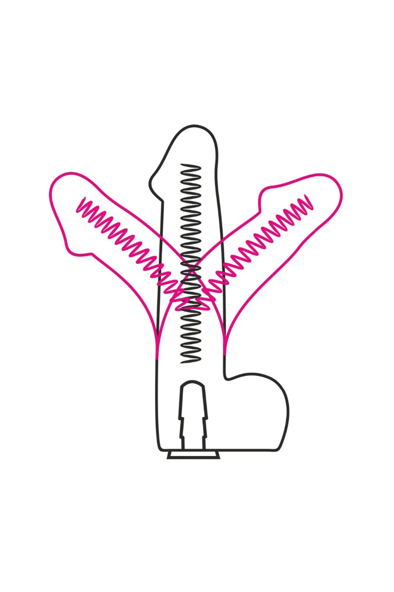 фаллоимитатор неоскин на присоске flex & fix sistem lovetoy, tpr, телесный, 21 см в Москве
