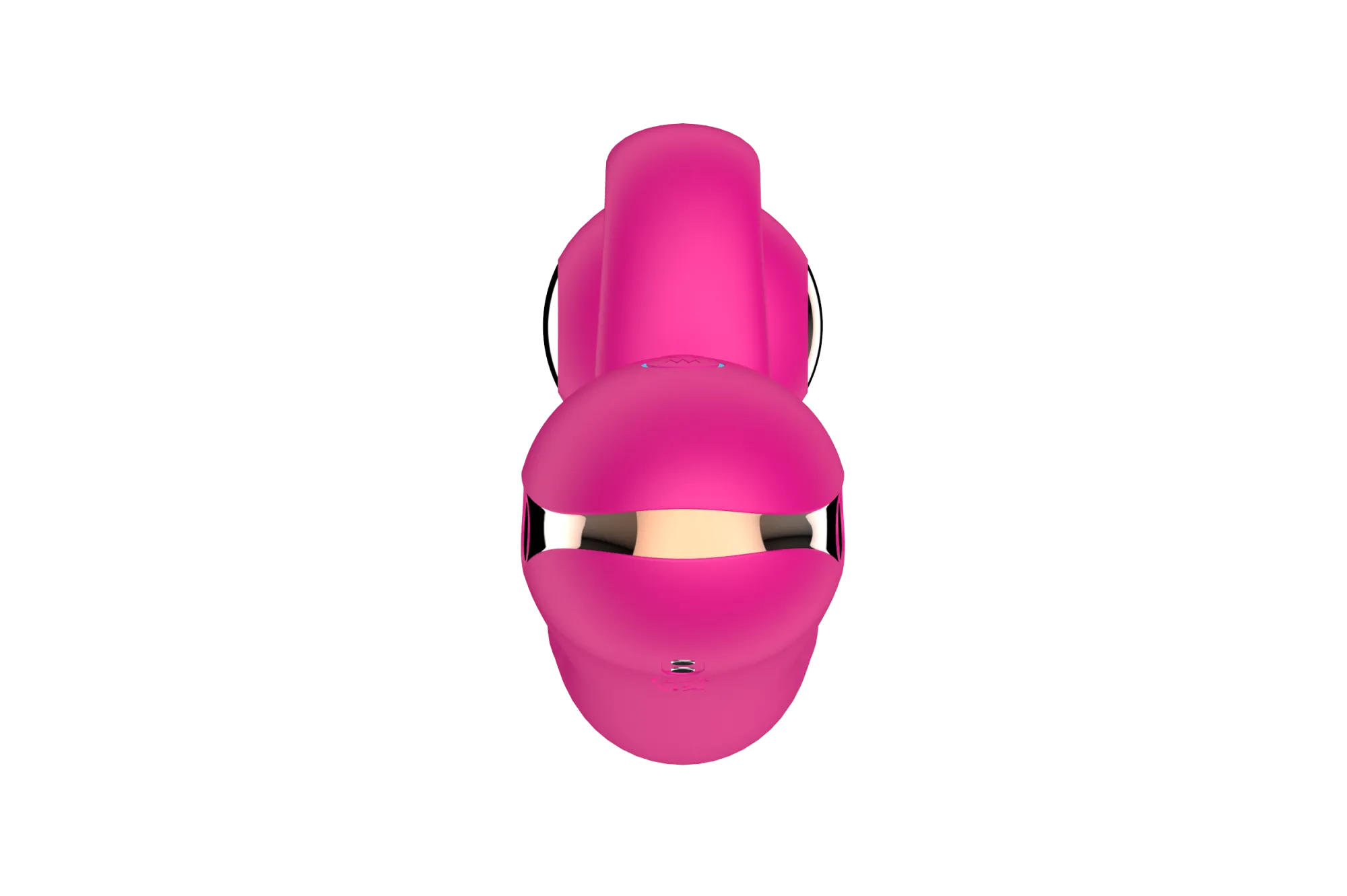 силиконовый вибратор-кролик с функцией вращения sw3052-hot-pink в Москве