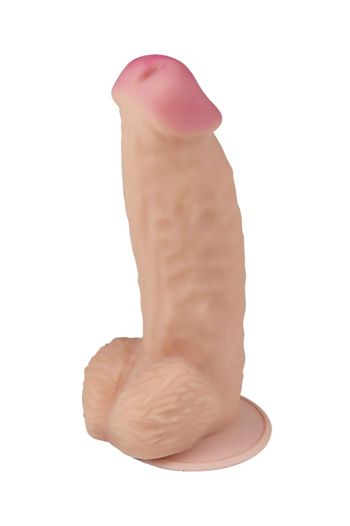 фаллоимитатор неоскин - супергигант с присоской lovetoy, tpr, телесный, 34,5 см в Москве