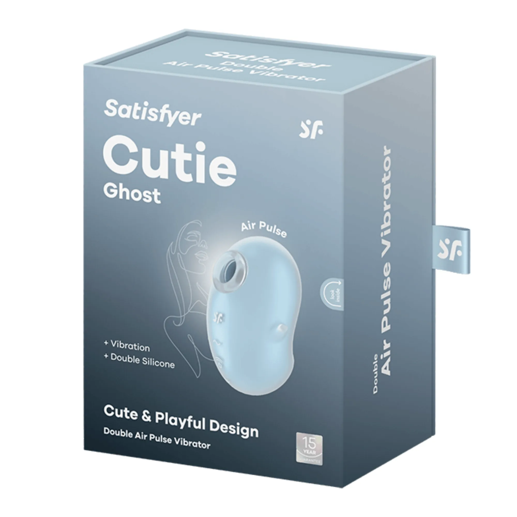 вакуумный массажер satisfyer cutie ghost light blue 067759sa в Москве