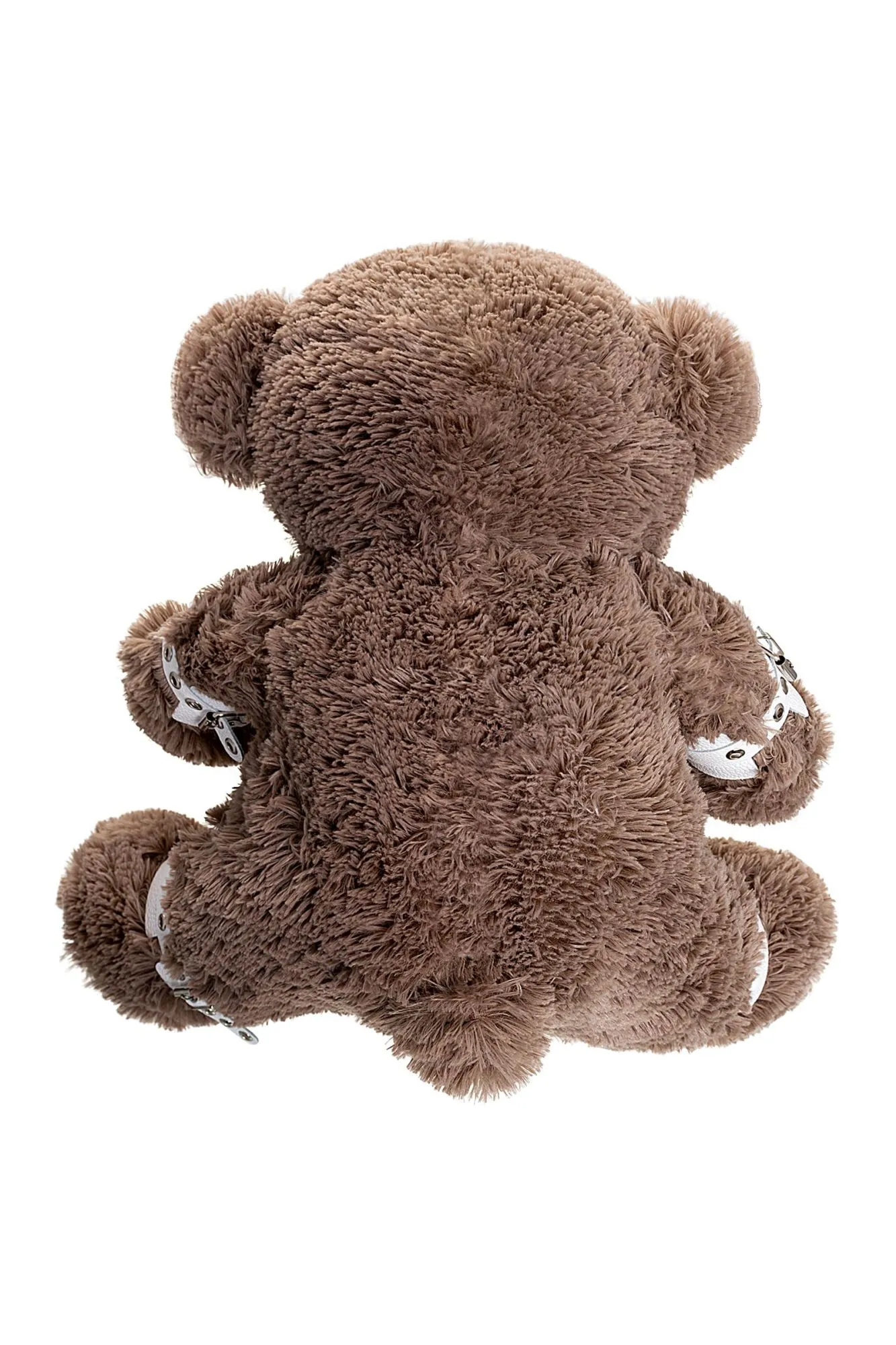 бондажный набор pecado bdsm, «медведь бурый», оковы, наручники, натуральная кожа, белый в Москве