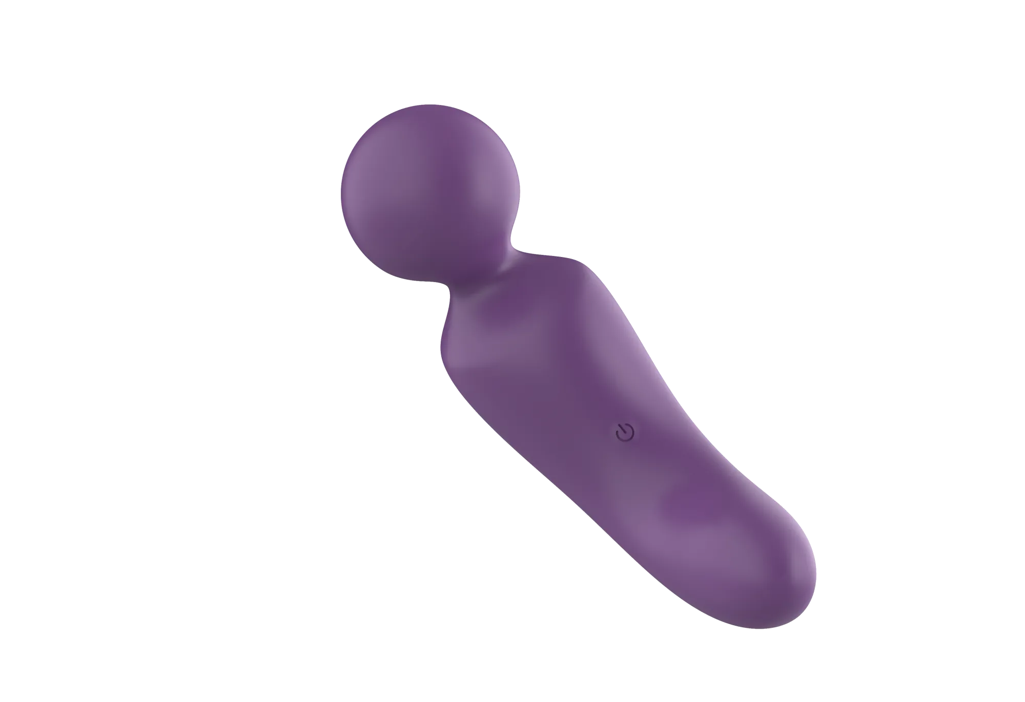 вибратор- вонд с изогнутым корпусом secwell sw24125-purple в Москве