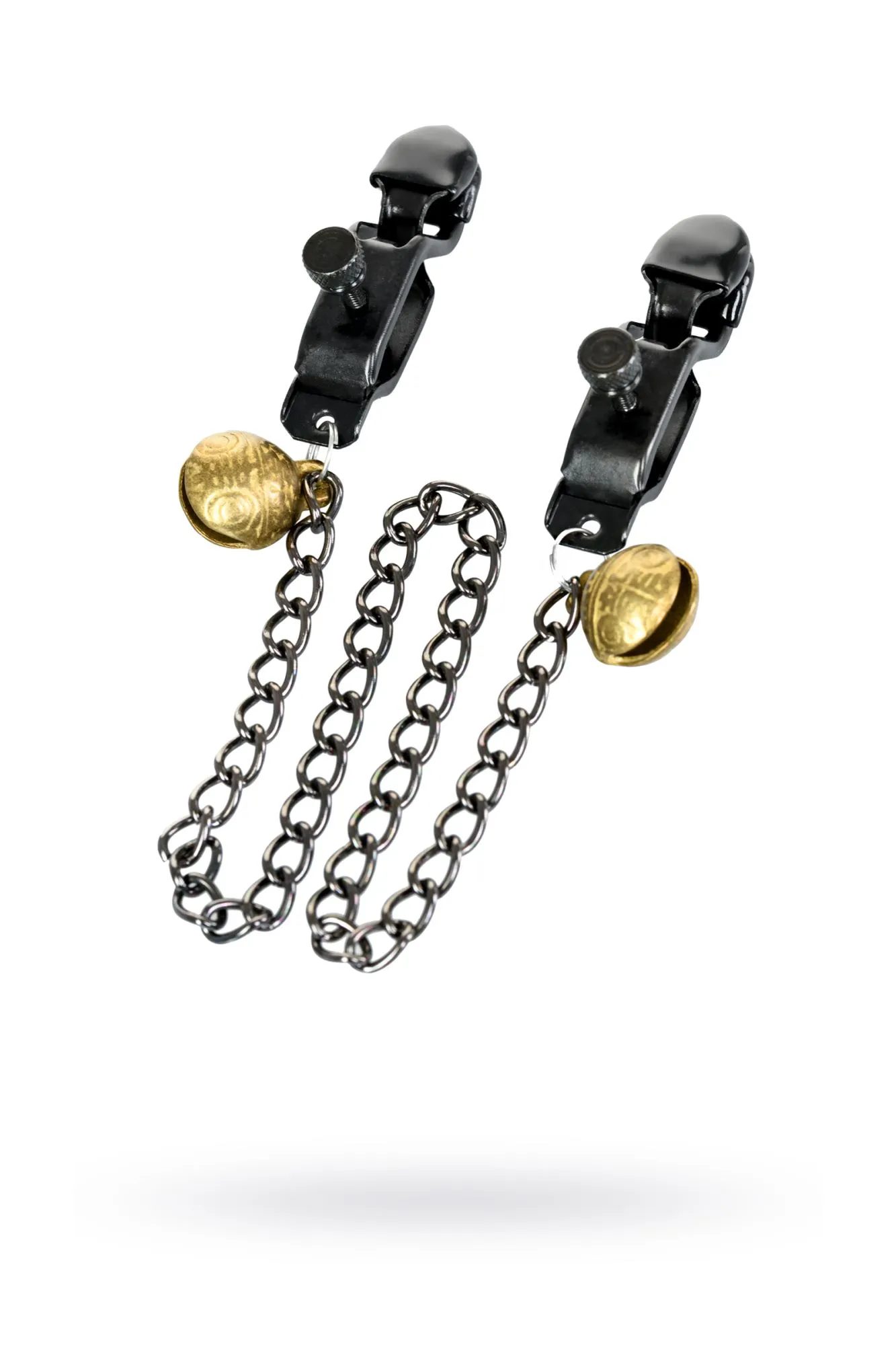 зажимы для сосков theatre by toyfa с цепочкой, металл, черные в Москве