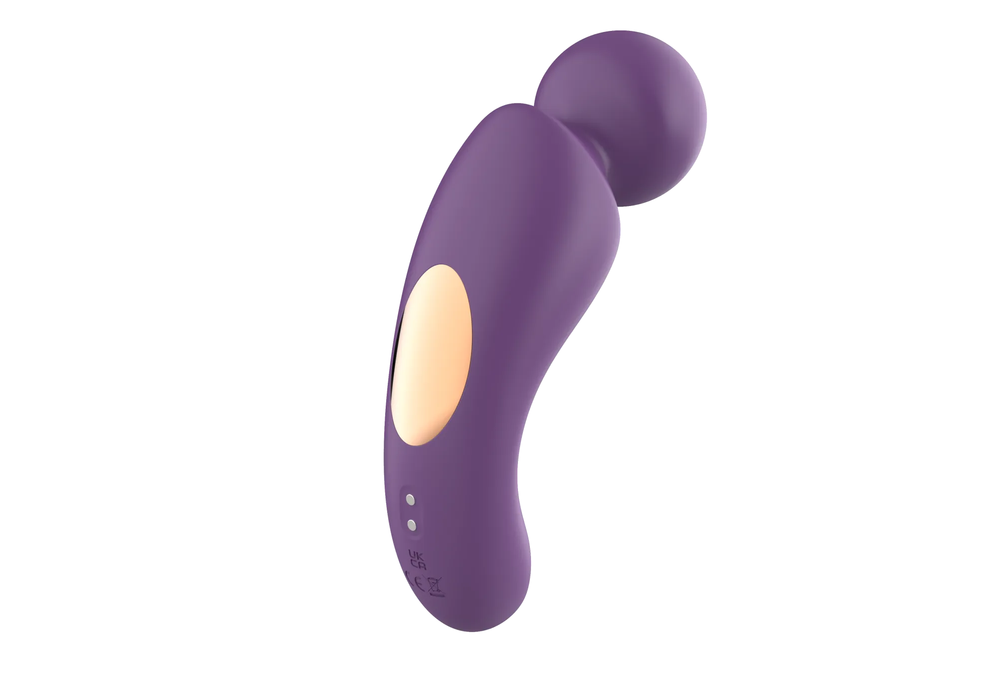 вибратор- вонд с изогнутым корпусом secwell sw24125-purple в Москве