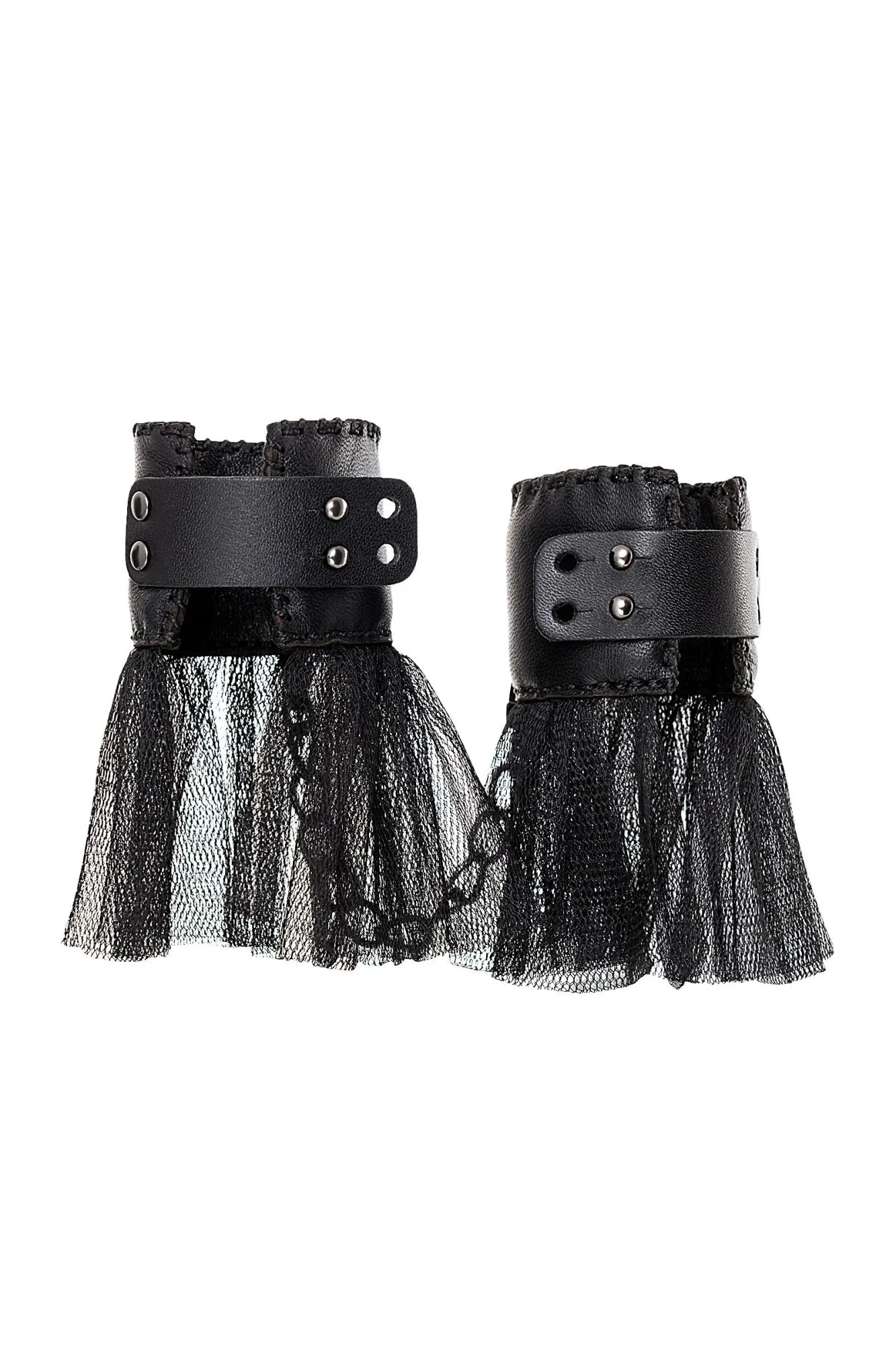 наручники штучки-дрючки с сеткой, черные в Москве