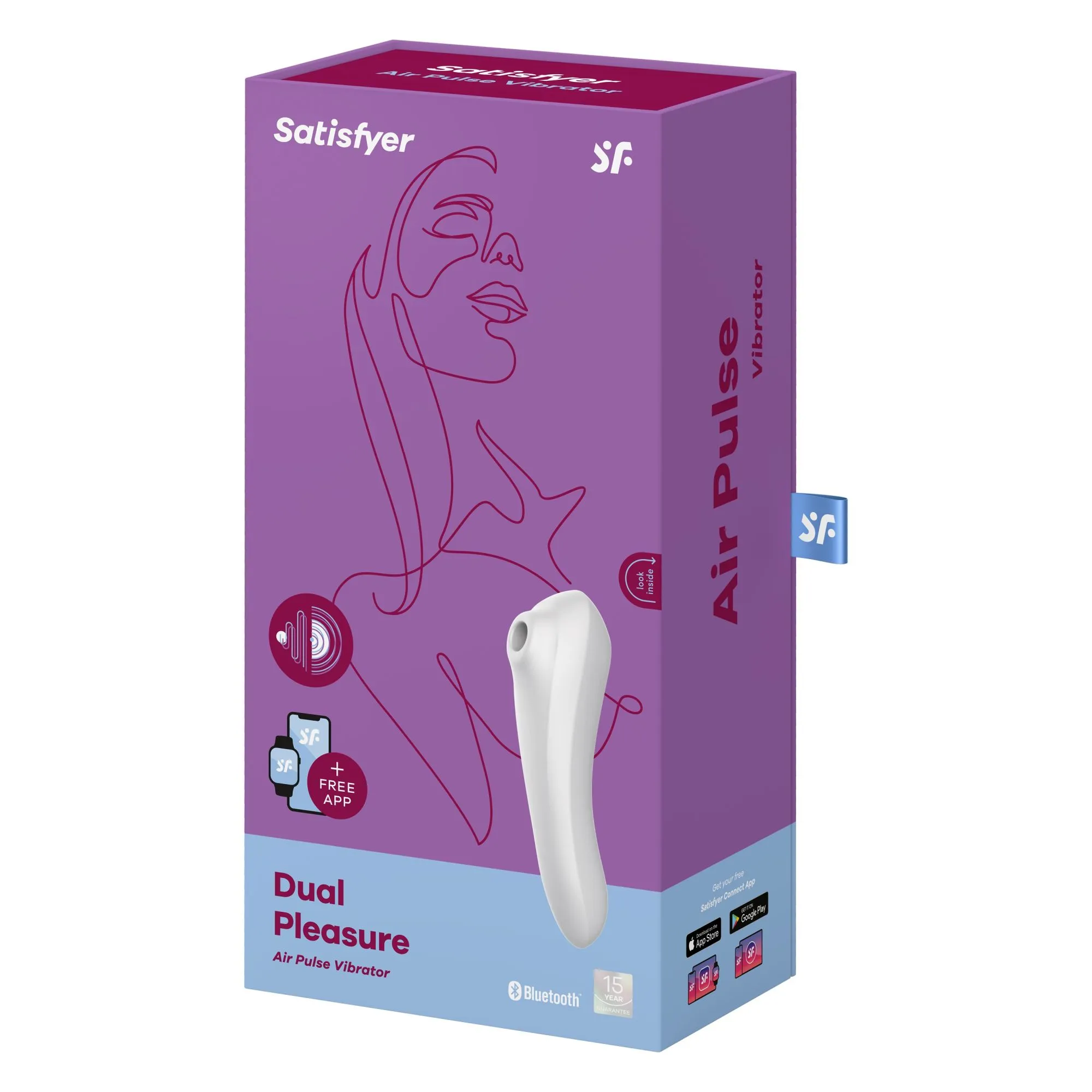 вакуумный массажер satisfyer dual pleasure white 003092sa в Москве