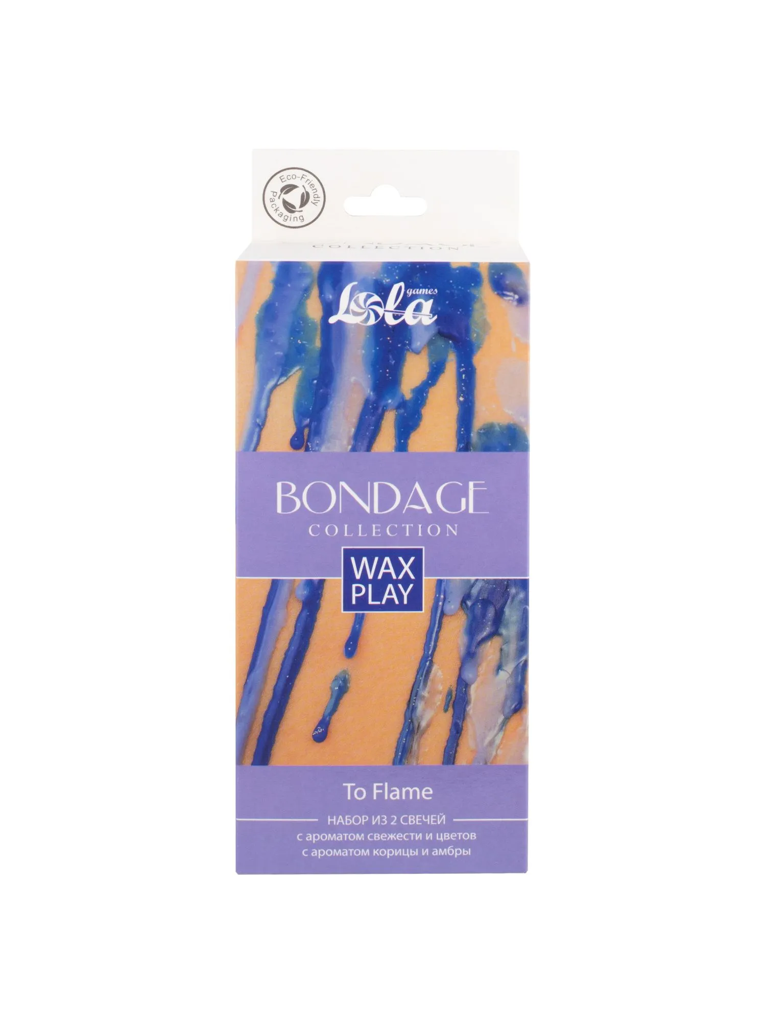 набор из 2 wax play свечей bondage to flame 1067-02lola в Москве