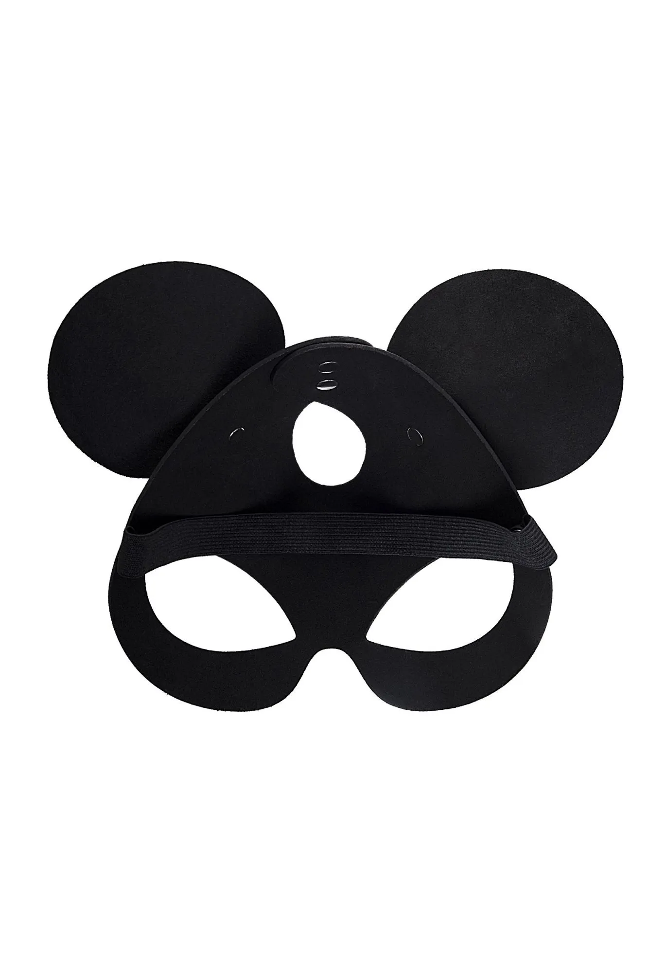 маска pecado bdsm, с ушками мышки, натуральная кожа, черный в Москве