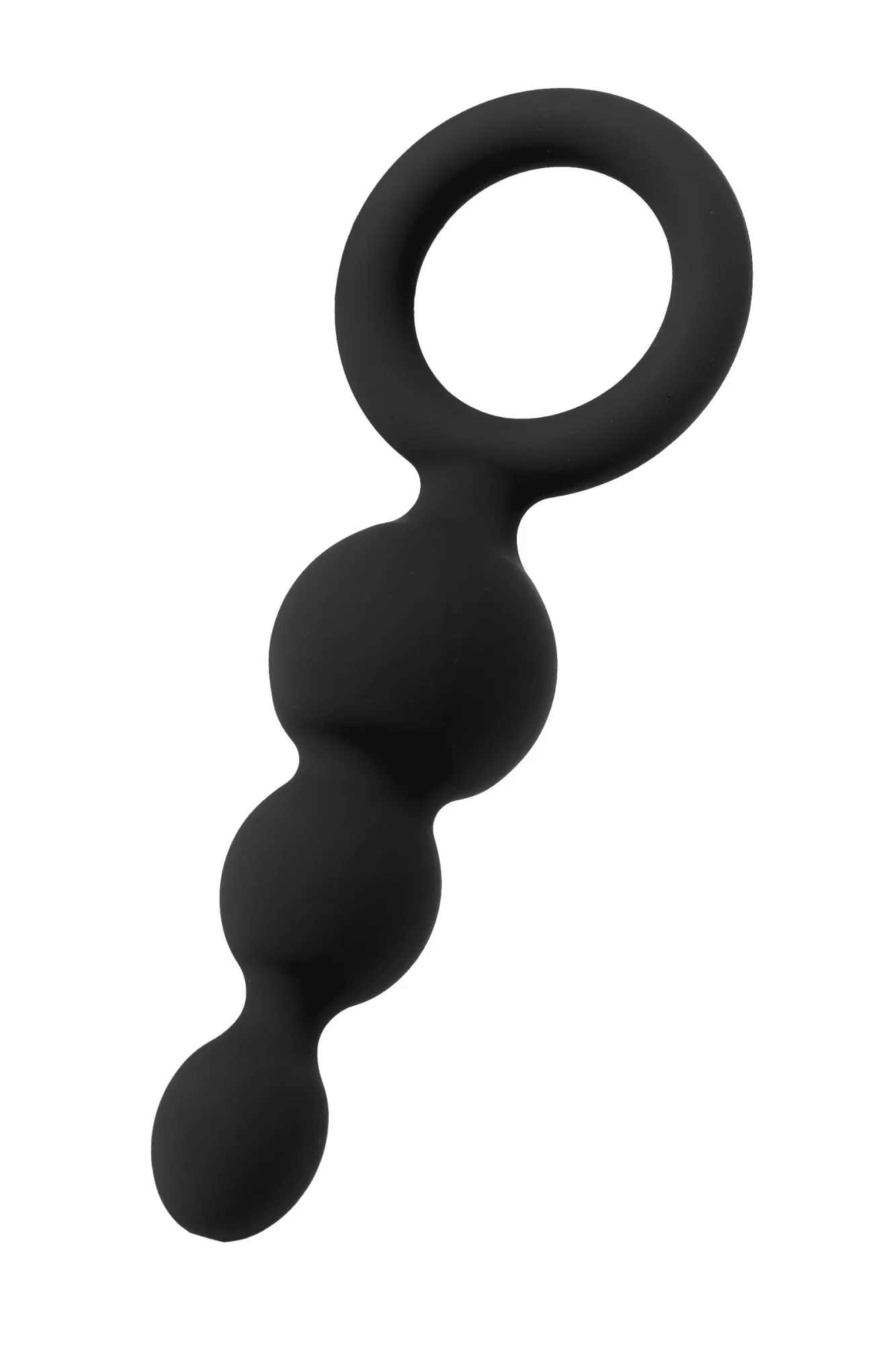 набор анальных плагов satisfyer, силикон, чёрный, 13,5 см. в Москве