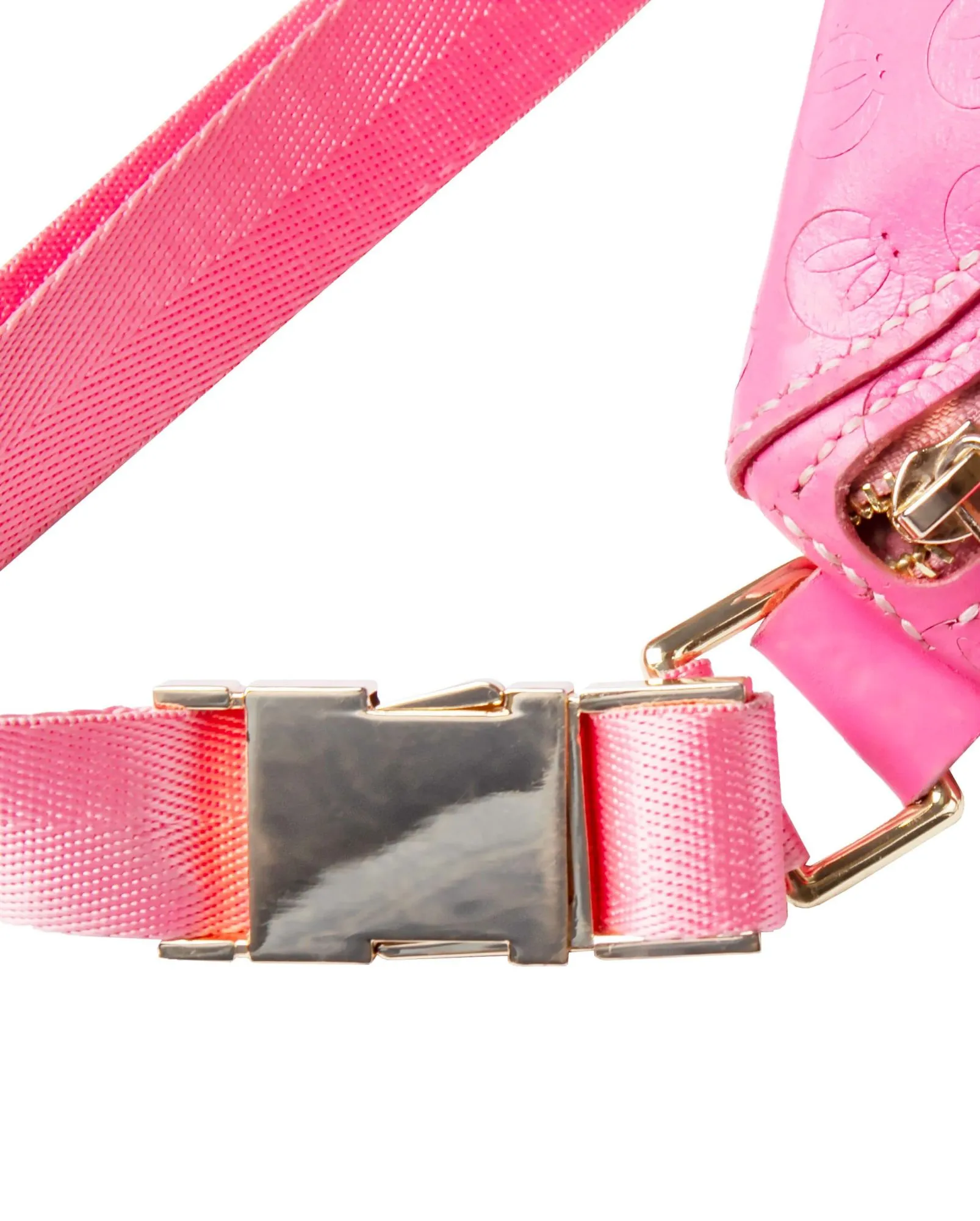 бананка розовая с кольцом и принтом в Москве