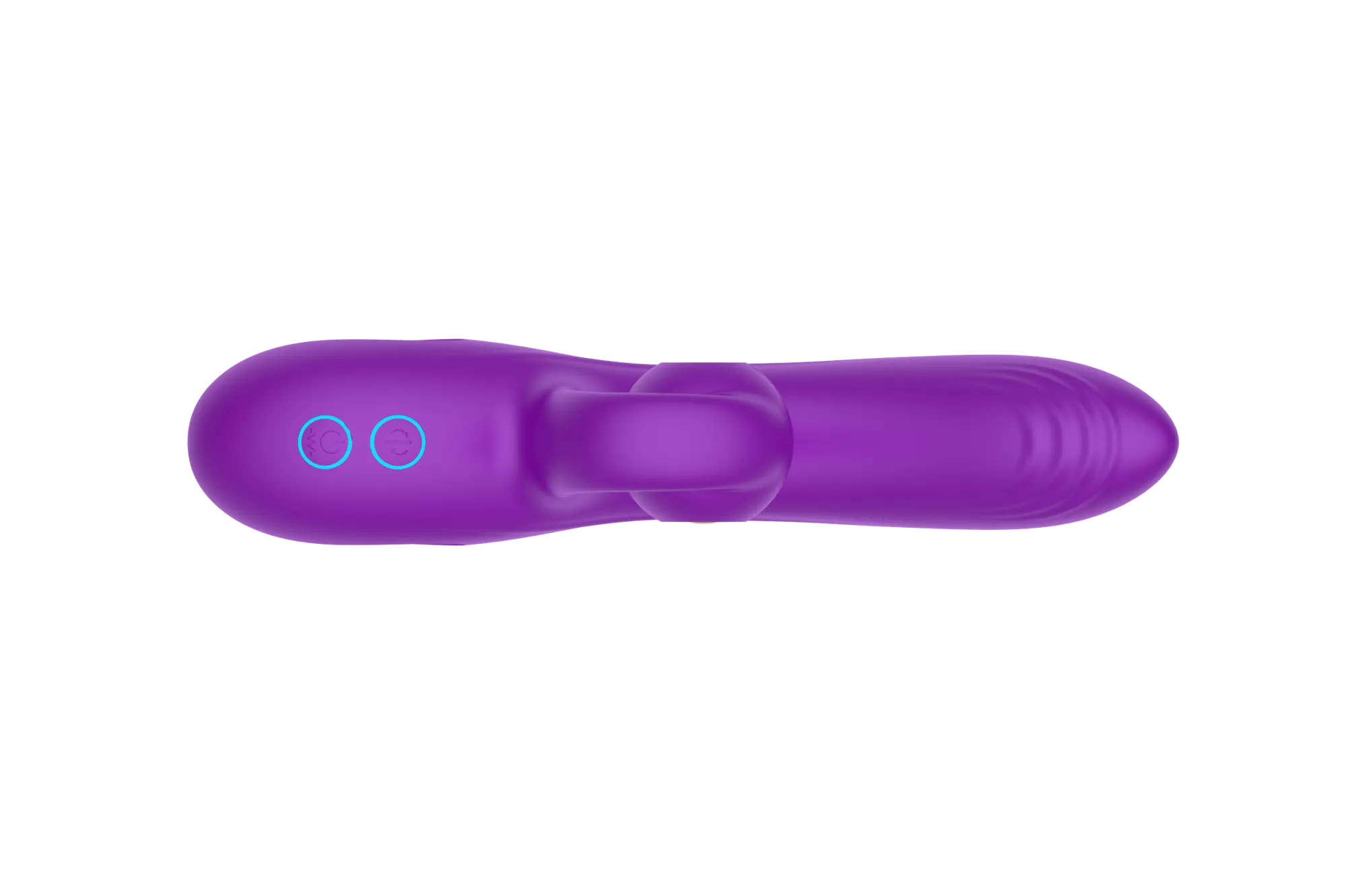силиконовый вибратор-кролик с функцией вращения sw3052-purple в Москве